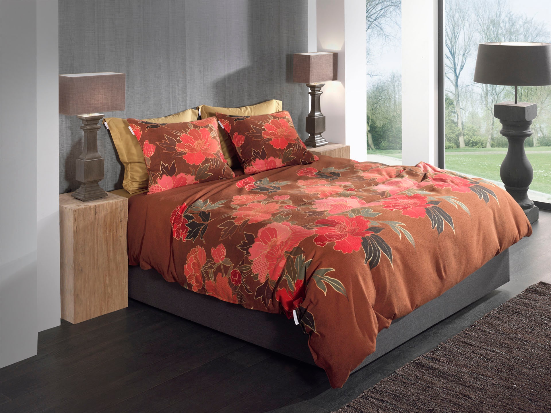 Heckett & Lane Bettwäsche »Francesco« 2 Stk. tlg. hochwertiges Flanell, Bettwäsche ab 135x200 cm