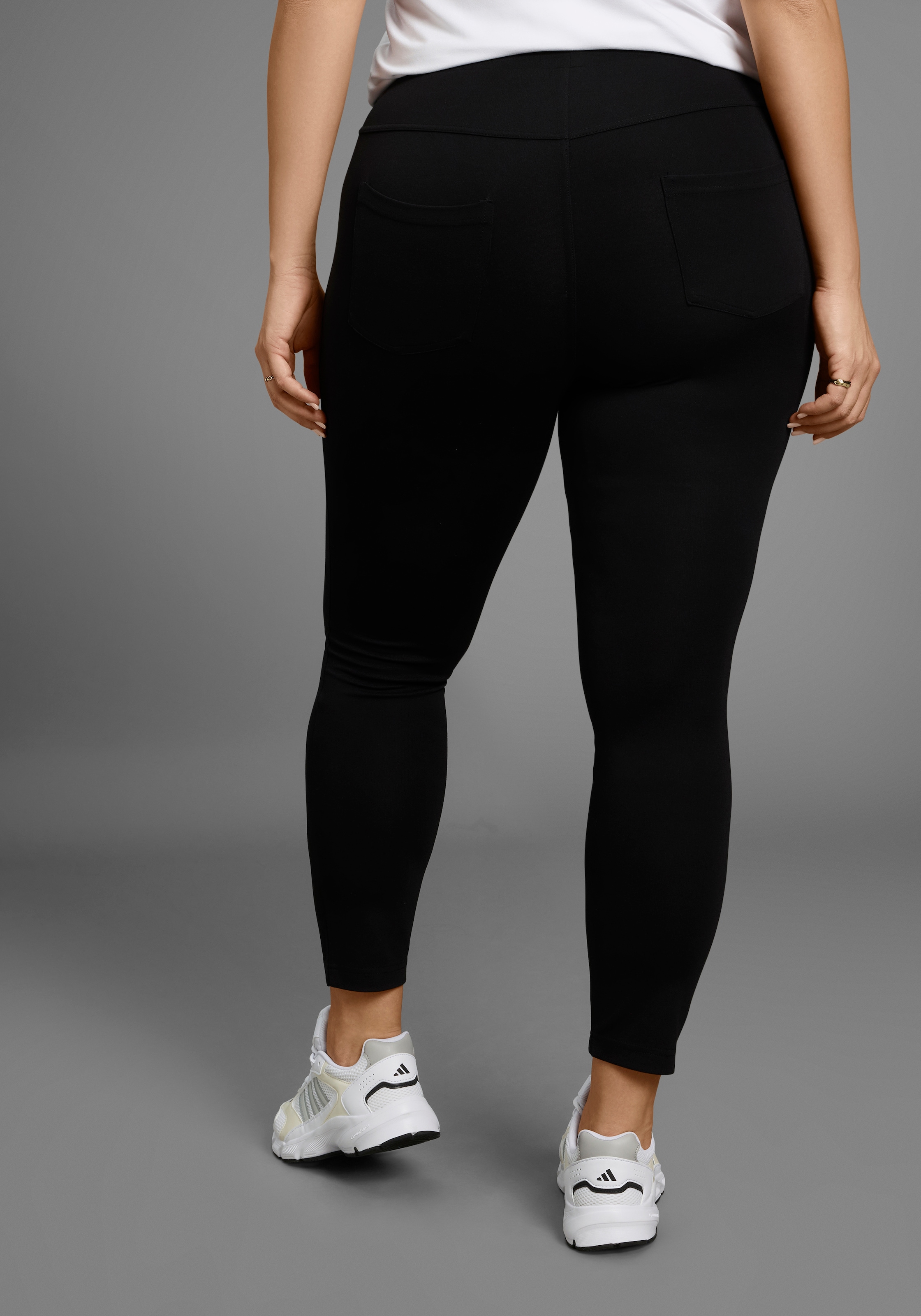 Laura Scott CURVE Leggings, mit dekorativen Details im Jeggings-Look - GROSSE GRÖSSEN