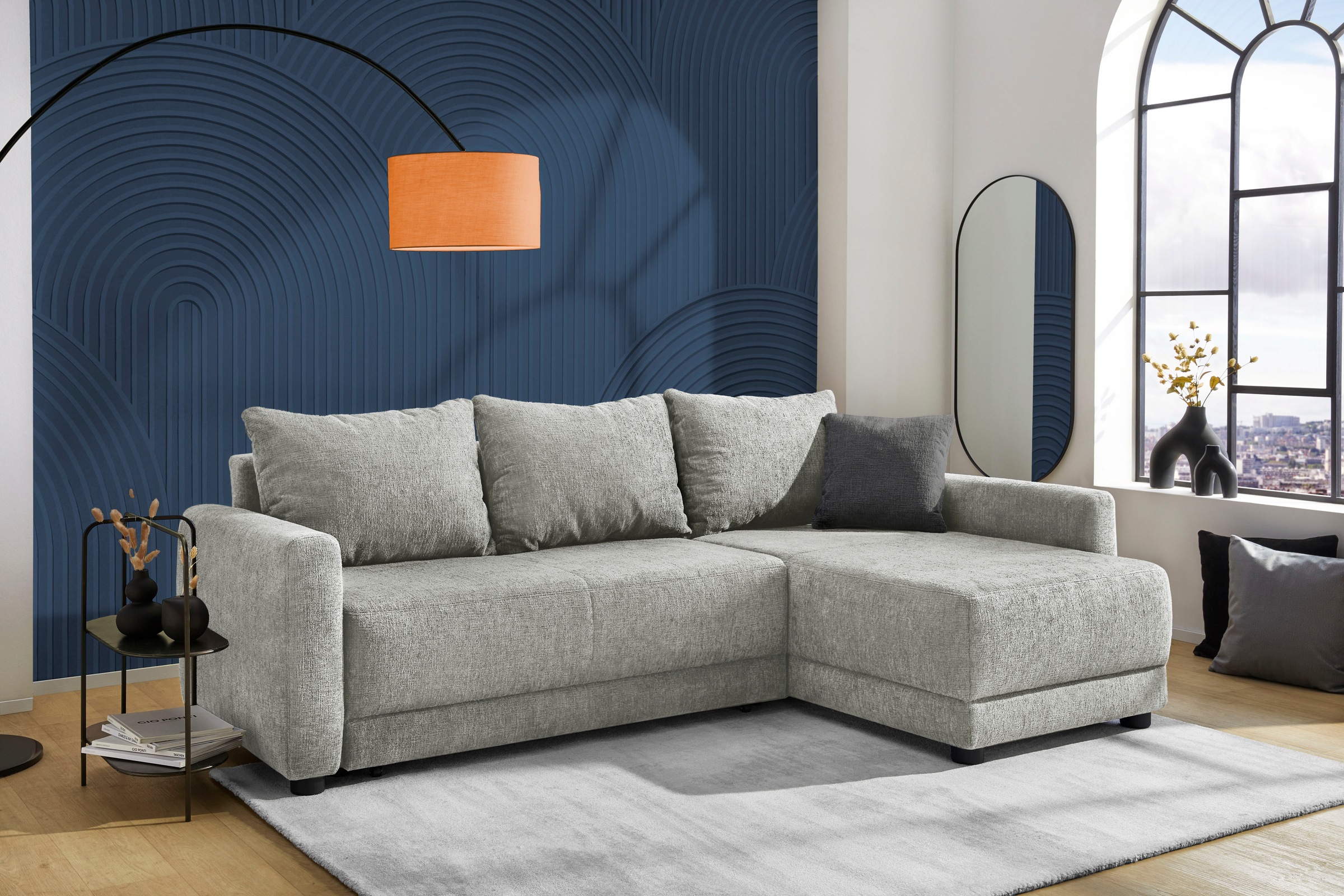 Jockenhöfer Gruppe Ecksofa »Venezia, inklusive Bettfunktion und Bettkasten« günstig online kaufen