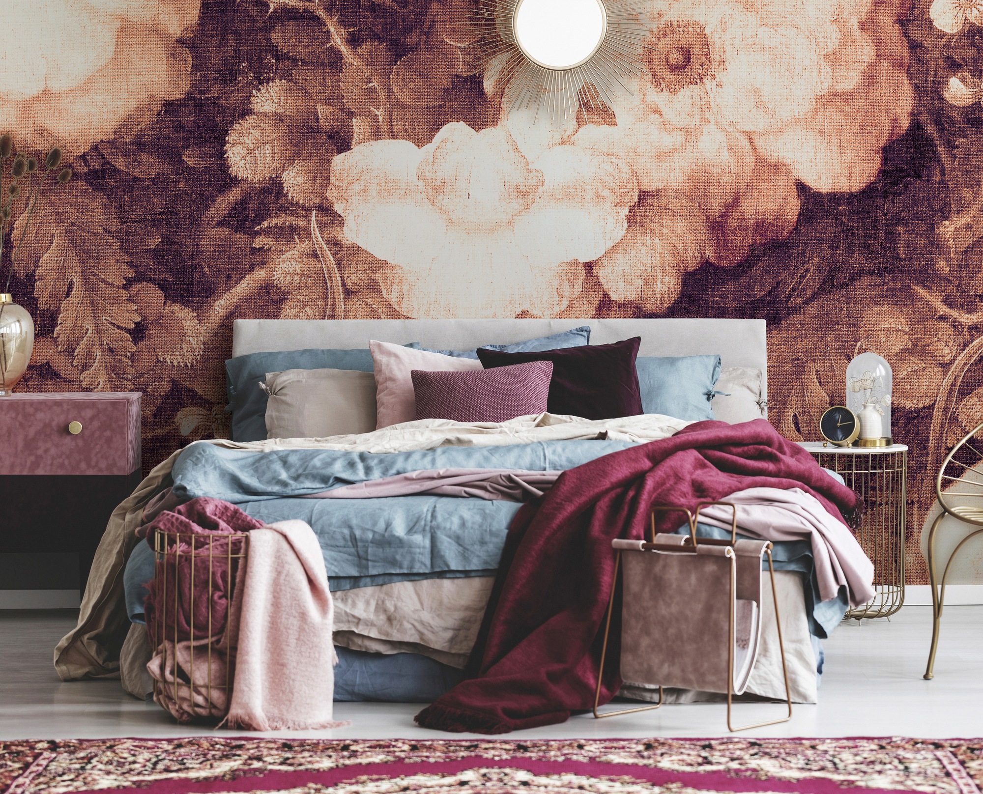 Architects Paper Fototapete »Atelier 47 Art Blossom 2«, floral, Vlies, Wand, Schräge, Decke