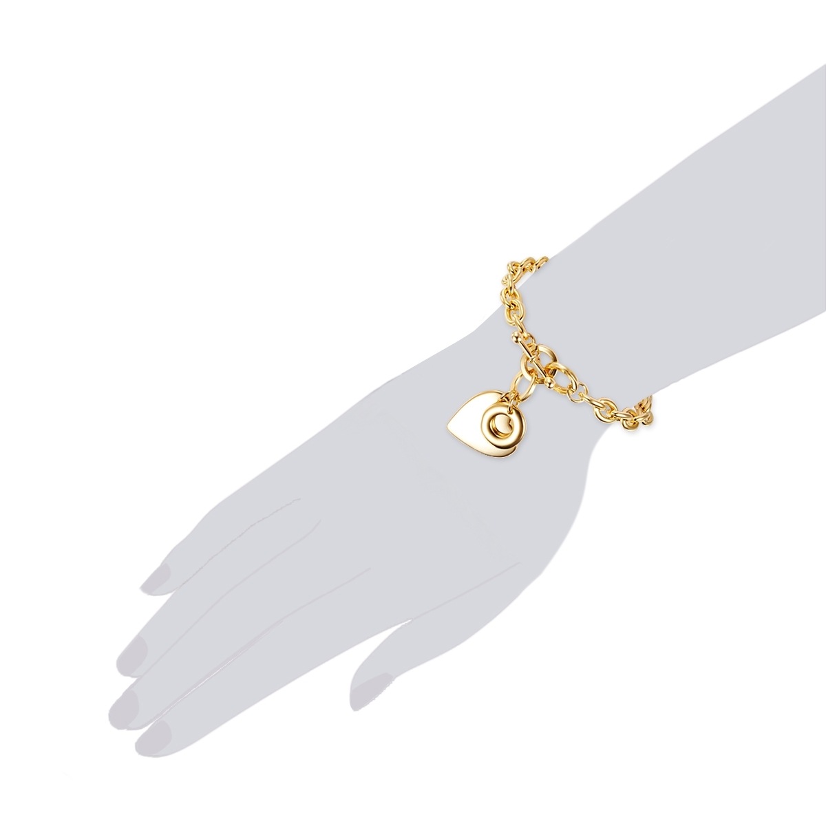 Lulu & Jane Gliederarmband »LJ699«, (1 tlg.), mit Herz