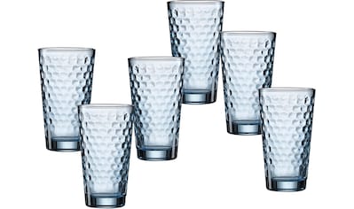 Longdrinkglas »Favo, 6-teilig«, (Set, 6 tlg.)