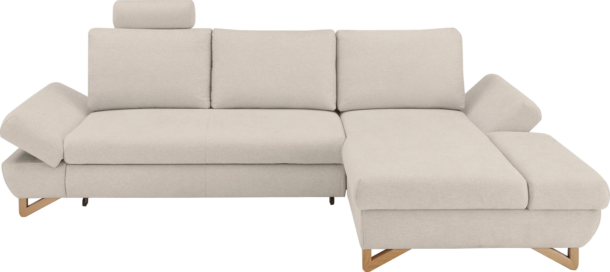 INOSIGN Ecksofa »City/Giron, L-Form,«, verstellbare Armlehnen mit Rasterfunktion