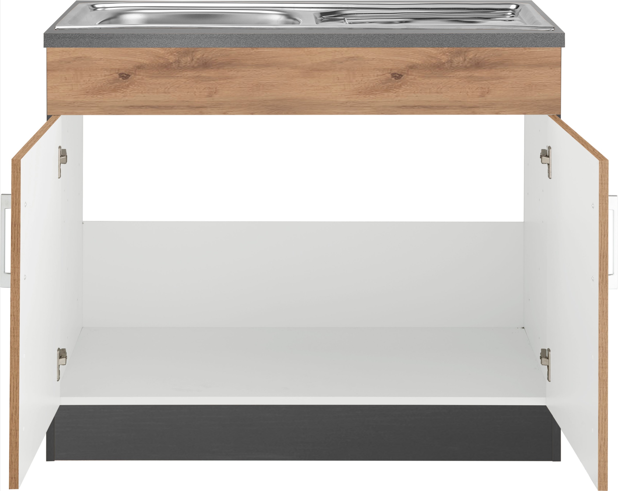 KOCHSTATION Spülenschrank »KS-Colmar«, 100 cm, mit Metallgriff