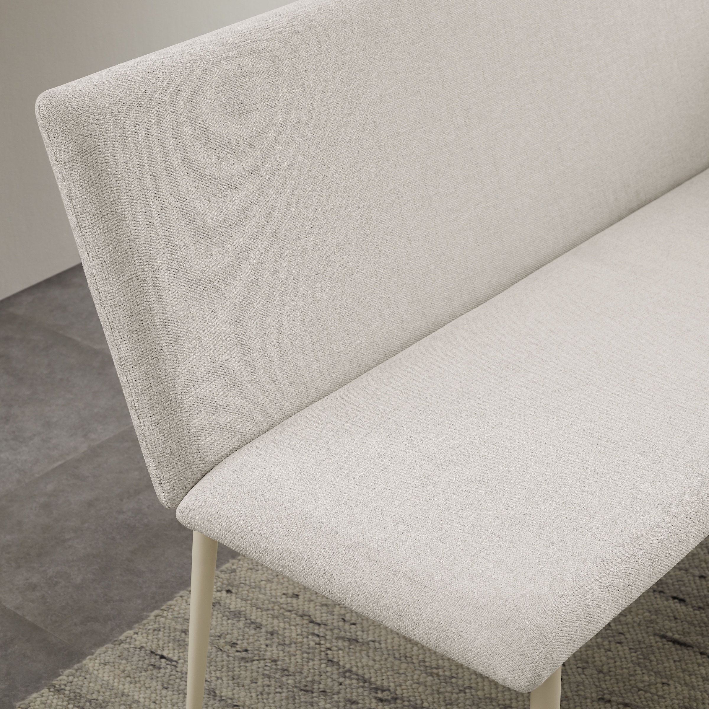 OTTO home Eckbank »Cassy« pflegeleichter Strukturstoff, Metallgestell, FSC-zertifiziertes Holz