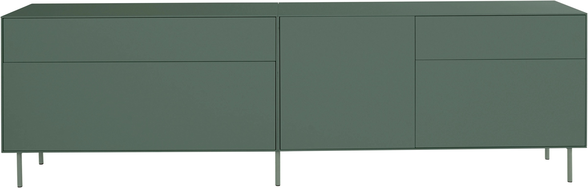 LeGer Home by Lena Gercke Lowboard »Essentials«, (2 St.), Breite: 239cm, MDF lackiert, Push-to-open-Funktion