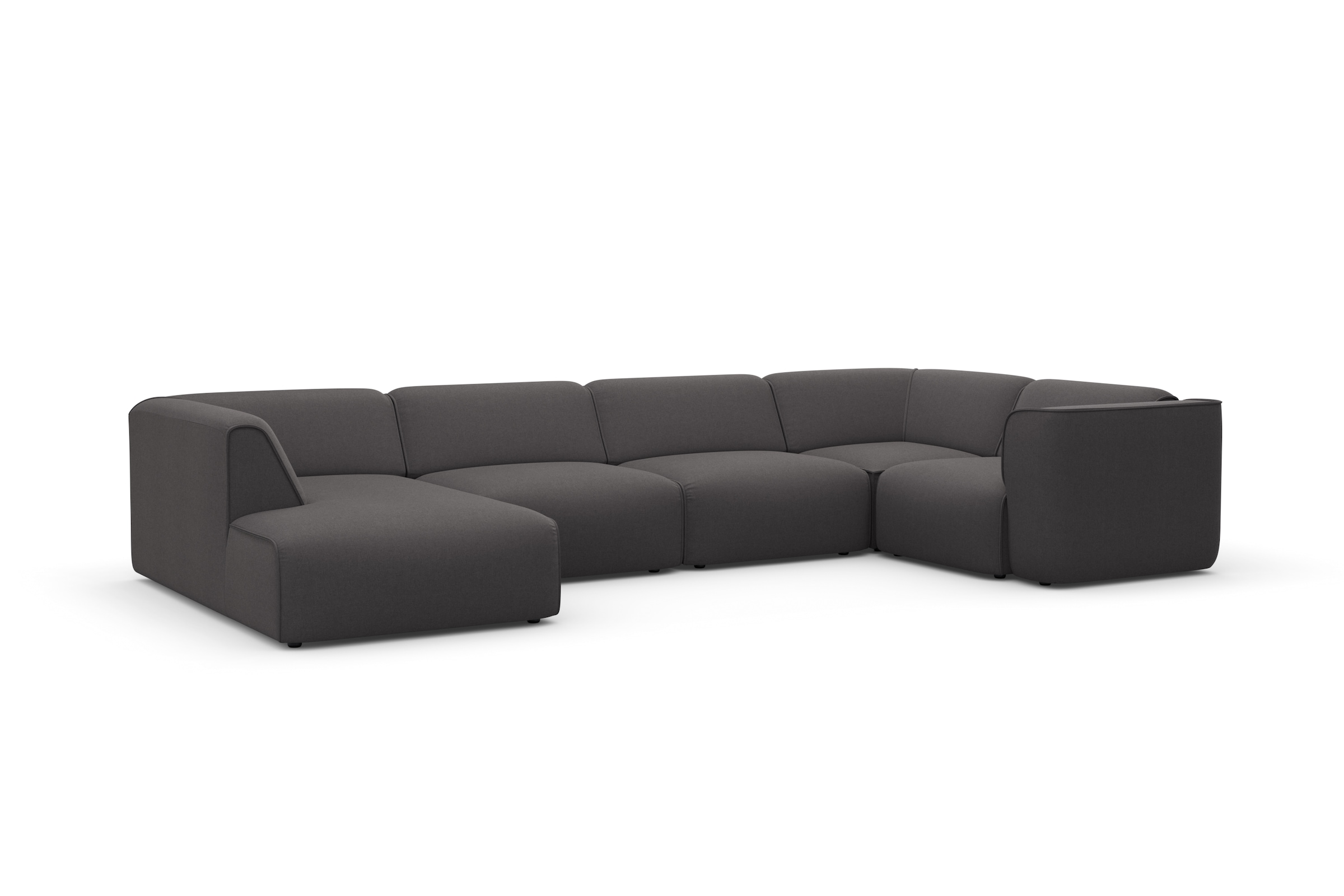 OTTO home Wohnlandschaft »Merid U-Form, B: 367 cm« jederzeit durch Module erweiterbar