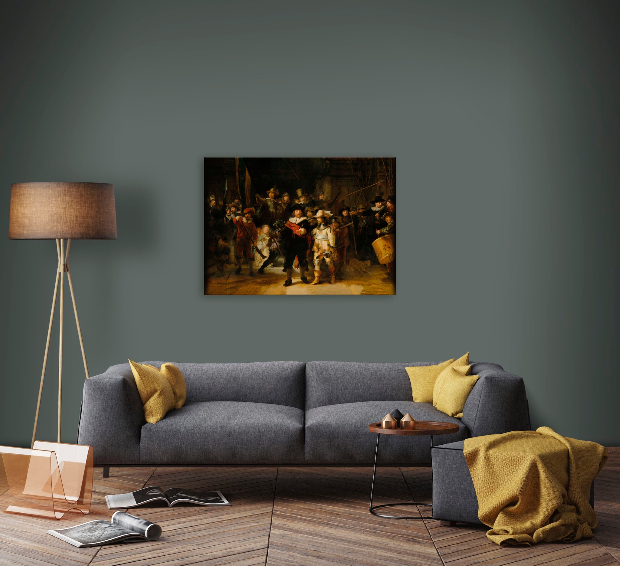 Art for the home Leinwandbild »Die Nachtwacht«, Art, die Nachtwache Rembrandt 100x70 cm