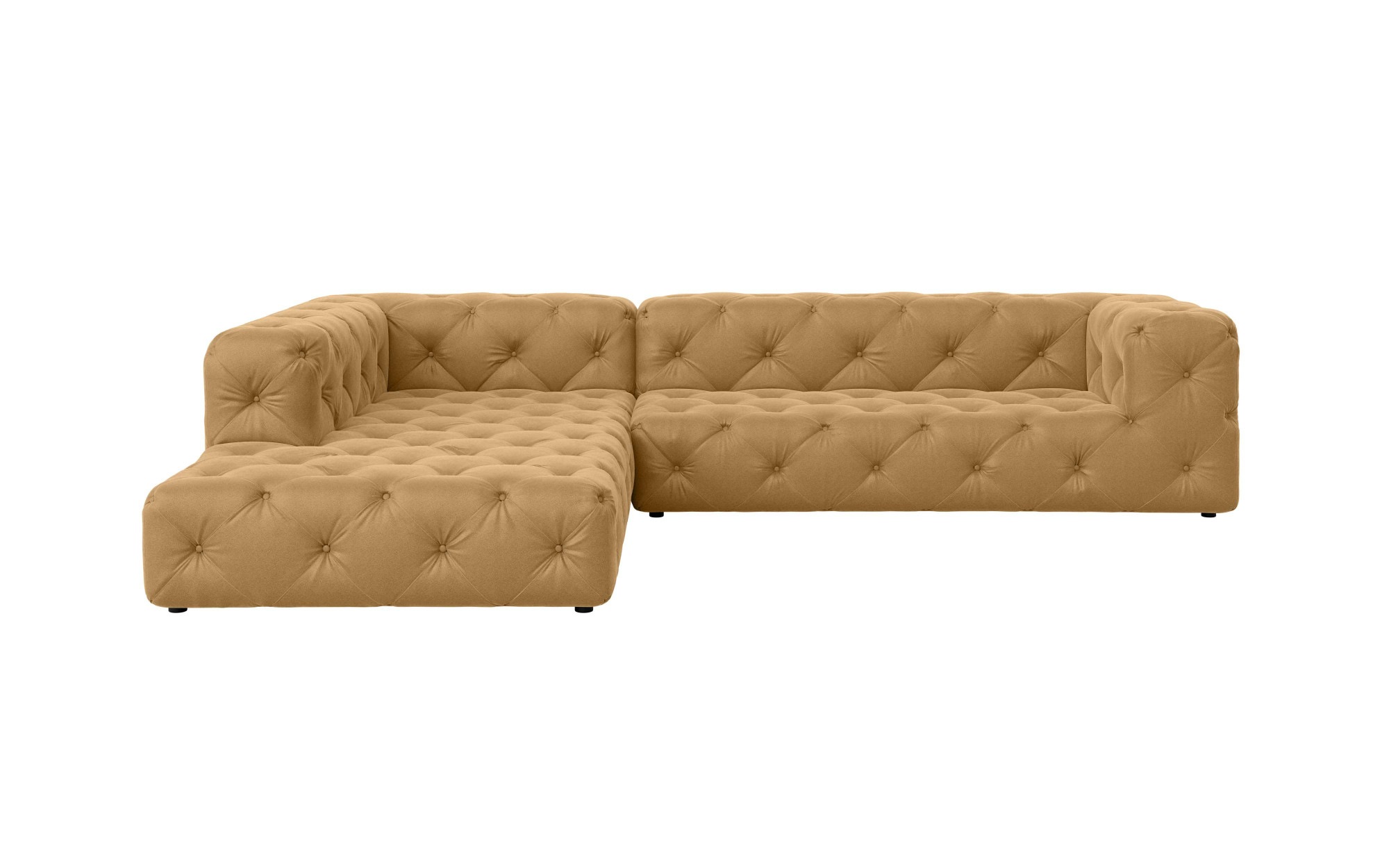 Home affaire Ecksofa »FOLLINA« L-Form, mit klassischer Chesterfield-Knopfhe günstig online kaufen