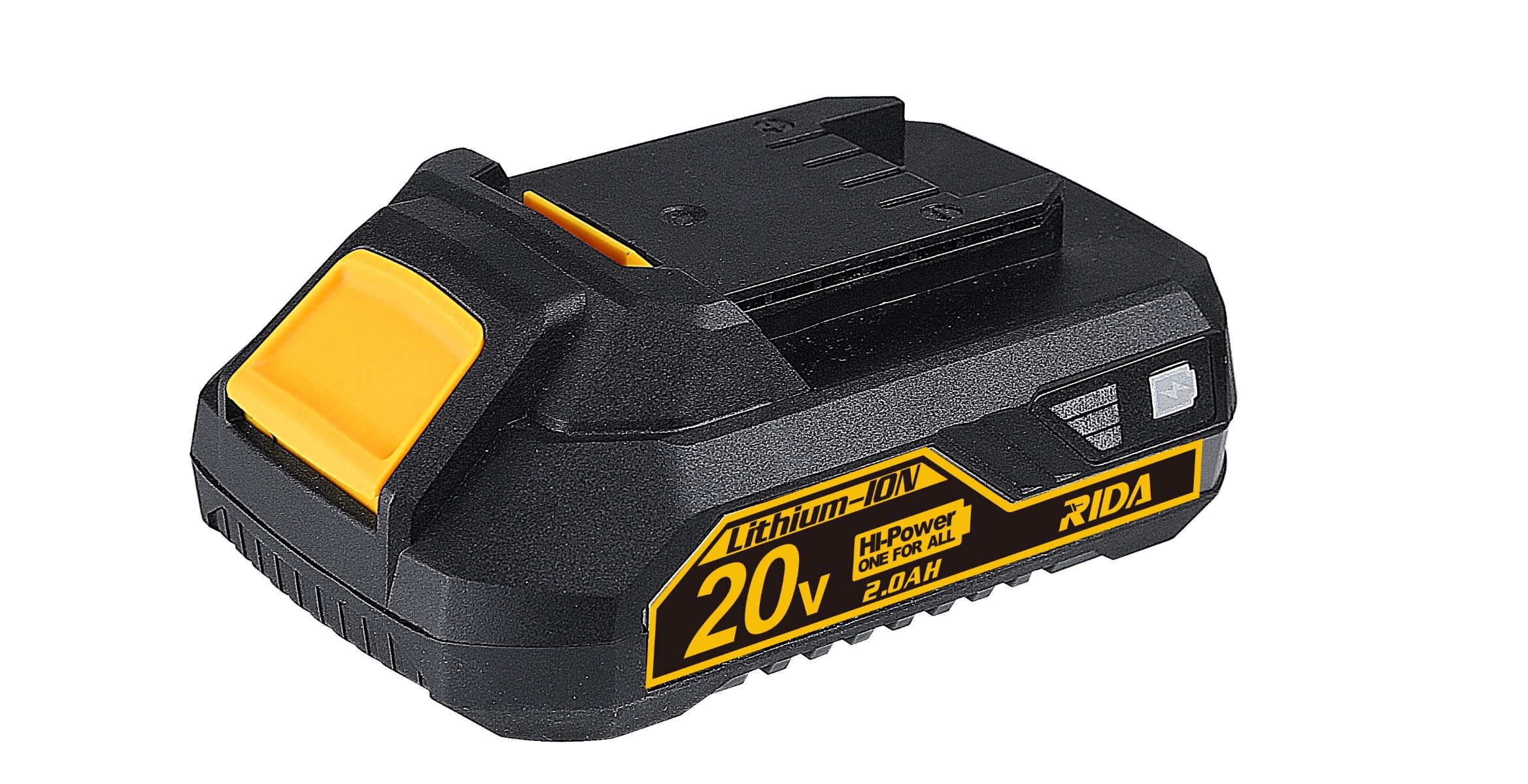 6. Bild von RIDA Akku-Bohrschrauber »LCD787-1S 20V«, (1x 2,0Ah Akku, Netzteil, Transport-Box, 20-tlg. Bit-& -Bohrer-Set)