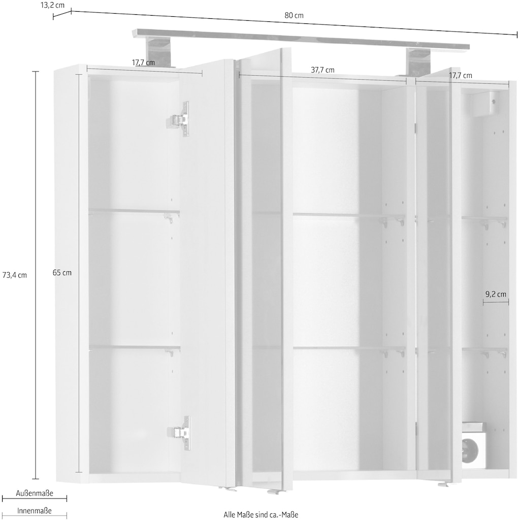 MARLIN Spiegelschrank »3400 Basic«