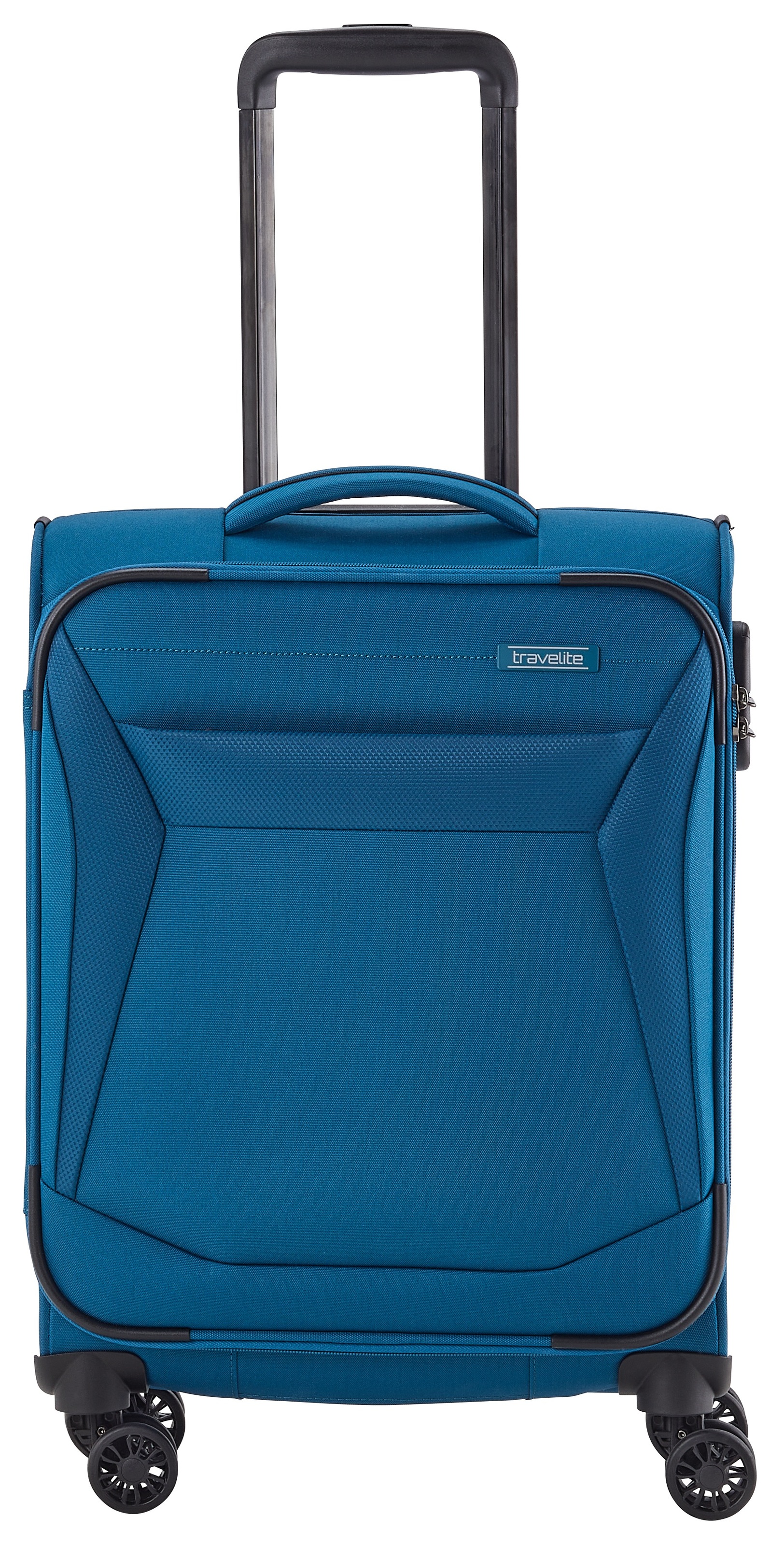 TRAVELITE Weichgepäck-Trolley »CHIOS, verschiedene Größen und Farben« 34 l 4 Rollen Weichgepäck Reisegepäck Koffer TSA Schloss petrol