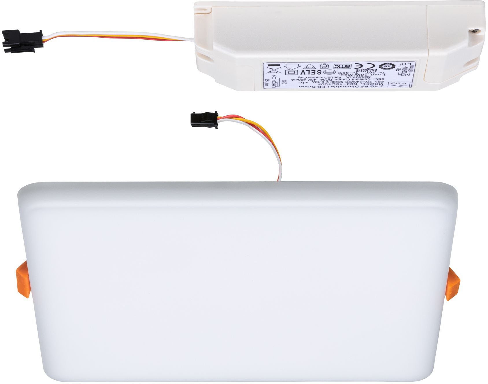 Paulmann LED Bad-Einbauleuchte »Veluna«, Schutzart IP44, 3 Lichtstimmungen günstig online kaufen