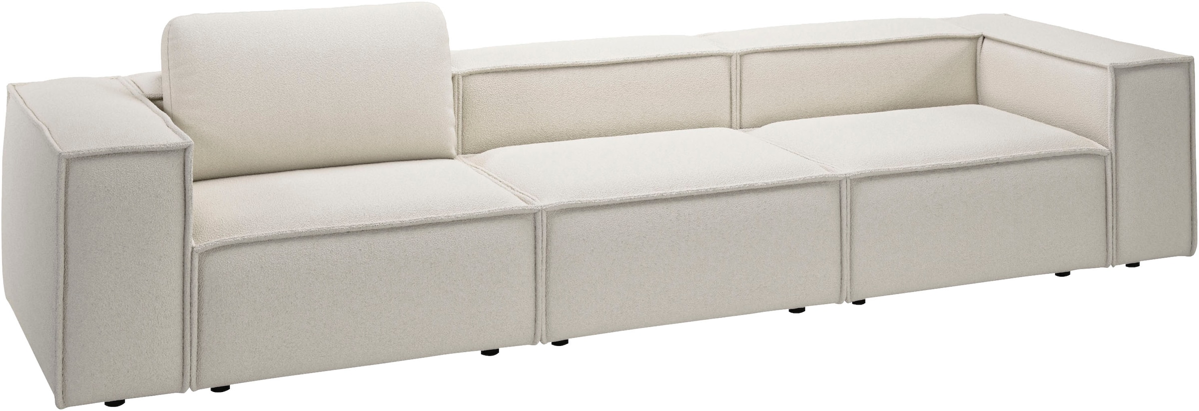 Places of Style 3,5-Sitzer »Watertown, modernes Big-Sofa XXL, 336 cm Breite, auch in Feincord«, Riesiges Designersofa mit viel Platz & weichen Bezügen in Trendfarben