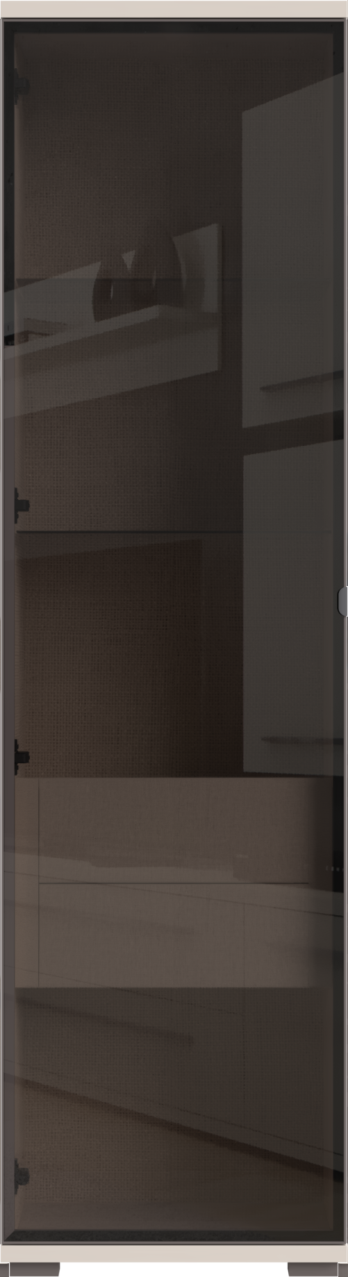 PLACES OF STYLE Vitrine »Opera, Showcase mit Parsol-Sicherheitsglas im modernen Look« UV lackiert, Soft Close Funktion, Höhenverstellbare Füße