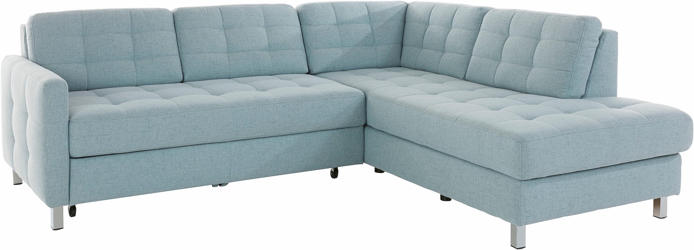 sit&more Ecksofa »Picasso L-Form«, wahlweise mit Bettfunktion und Bettkasten