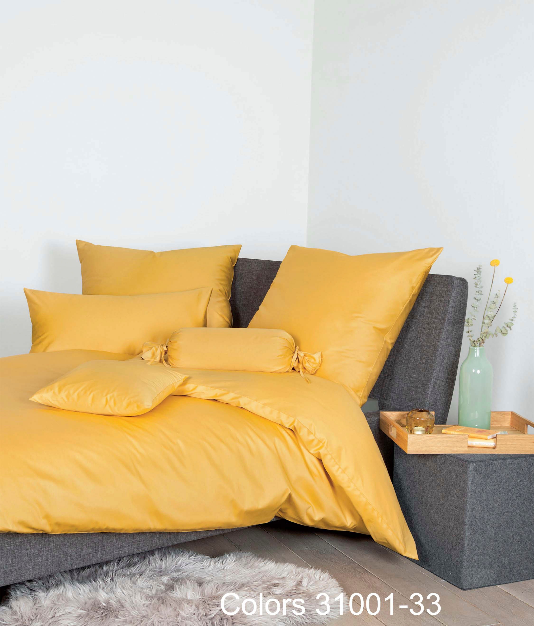 Janine Bettwäsche Baumwoll Bettwäsche Colors, 100% günstig online kaufen