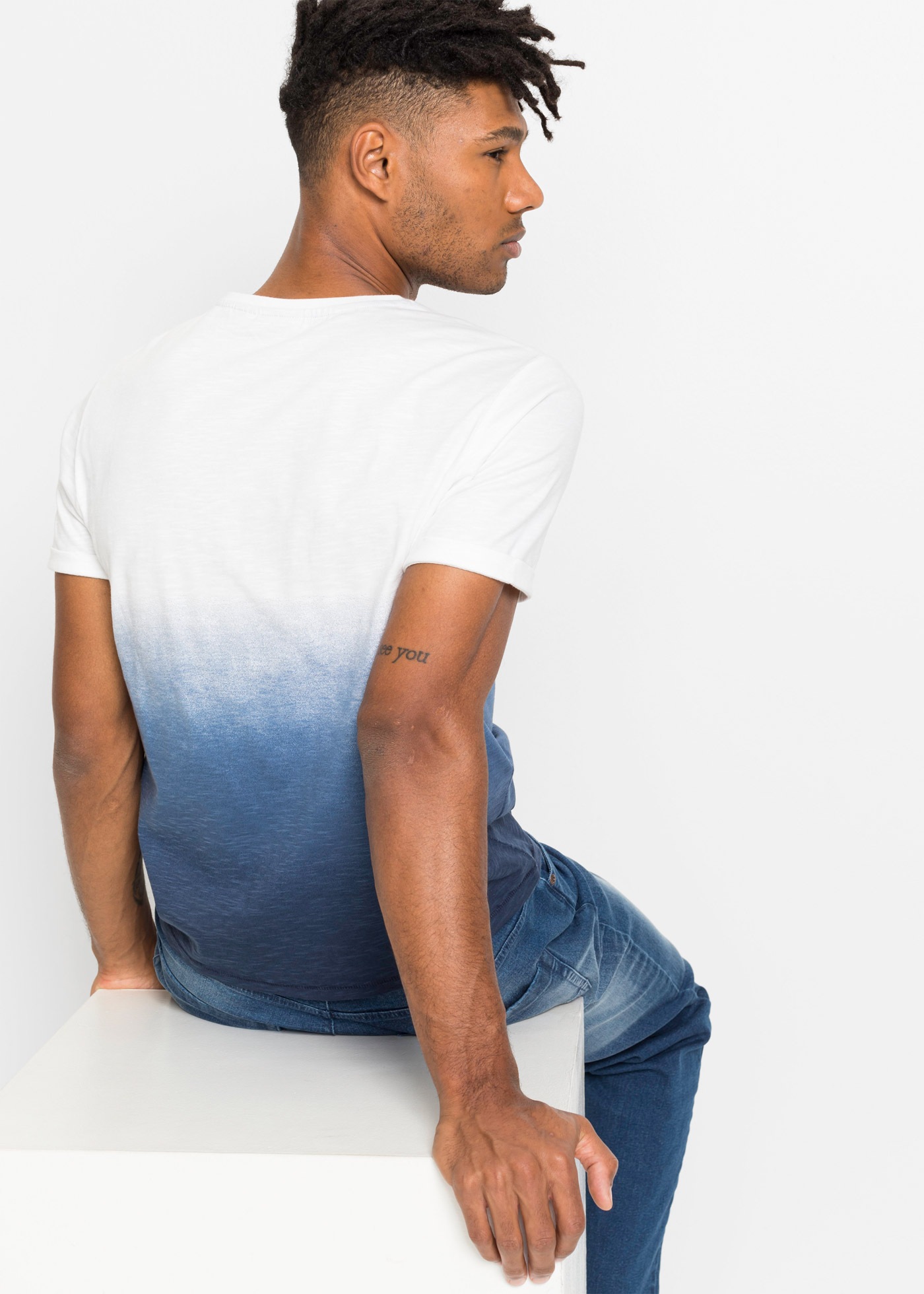 bonprix T-Shirt mit Farbverlauf