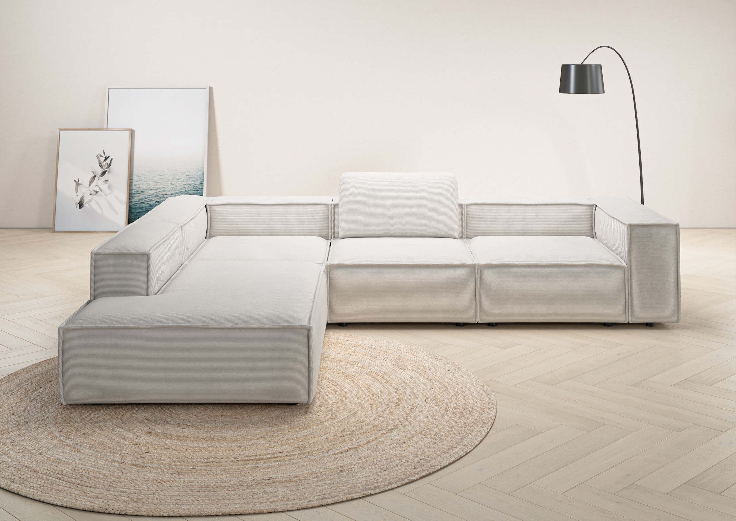 Places of Style Ecksofa »Watertown moderne L-Form«, Breite 311 cm günstig online kaufen
