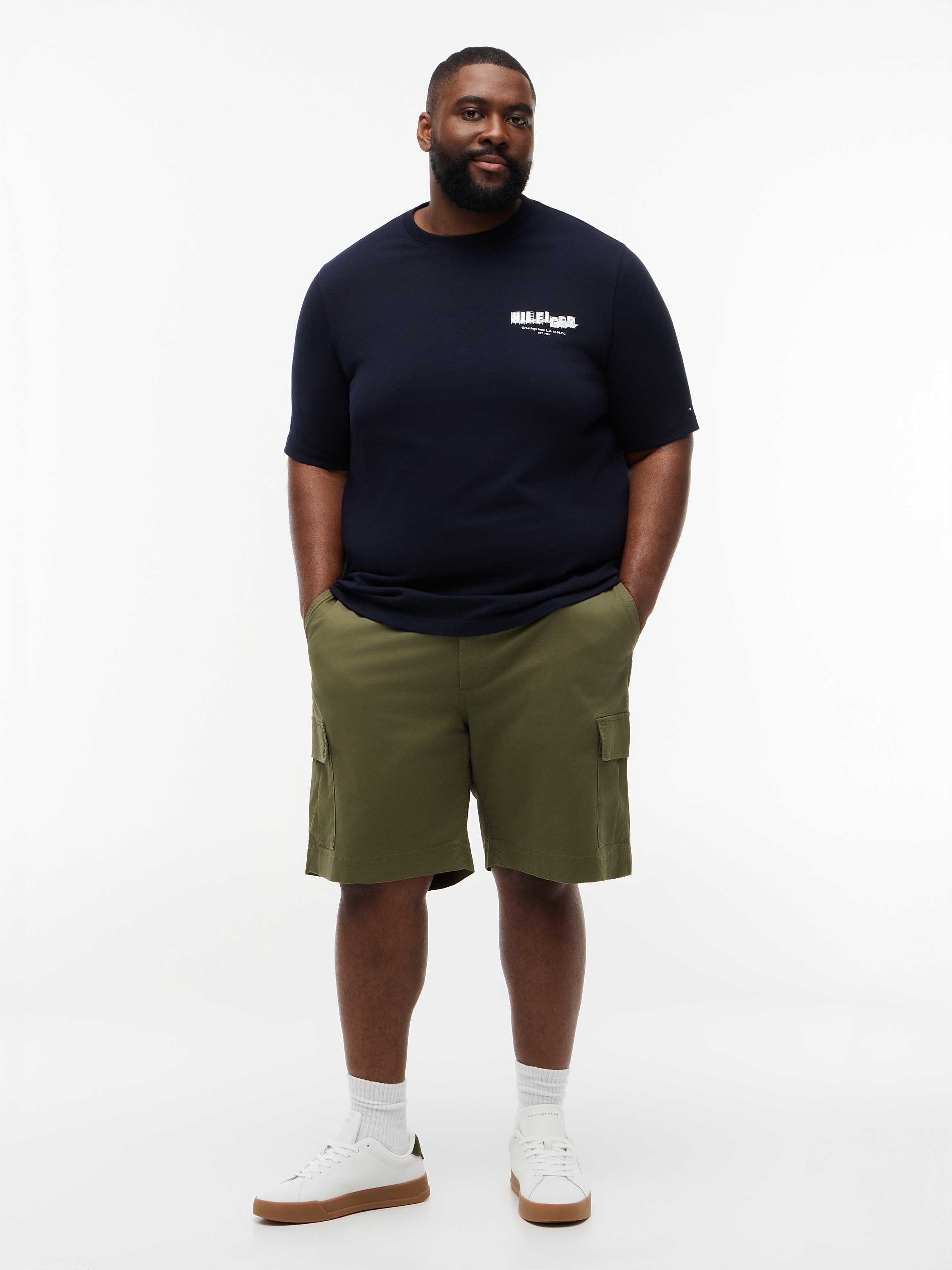 Tommy Hilfiger Big & Tall T-Shirt »BT-PHOTO PRINT HILFIGER« mit großem Rückenprint