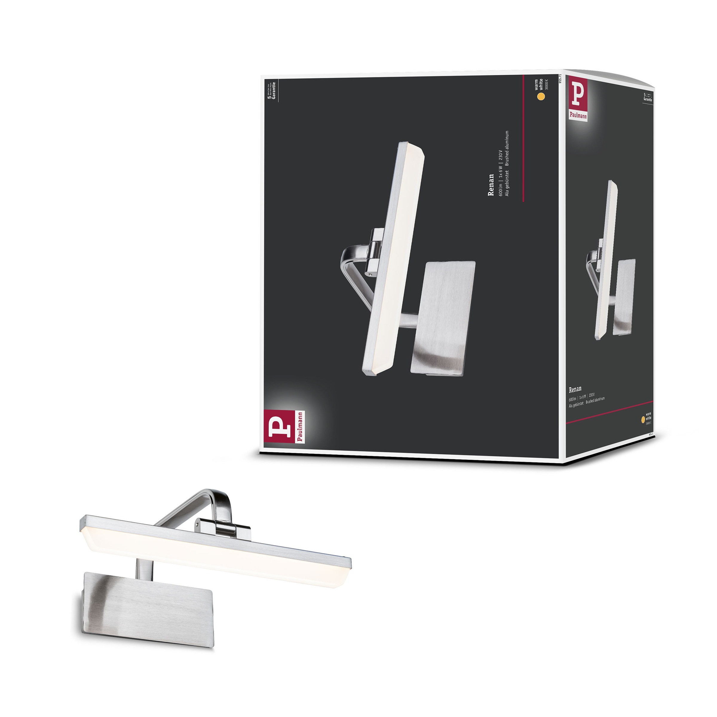 Paulmann LED Bilderleuchte »Renan 3000K, 230V«, 1 flammig