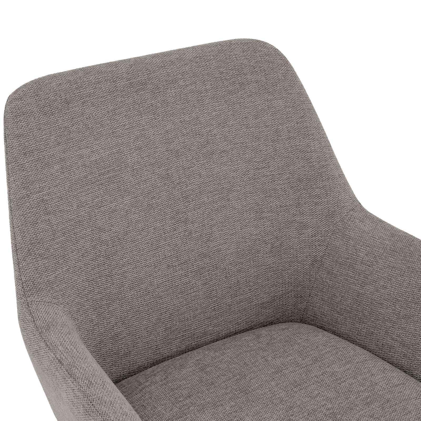 OTTO home Esszimmerstuhl »Gabbie« (Set) 2 Stk.mit weißen Metallbeinen, Webstoff Bezug, Sitzhöhe 47,5 cm