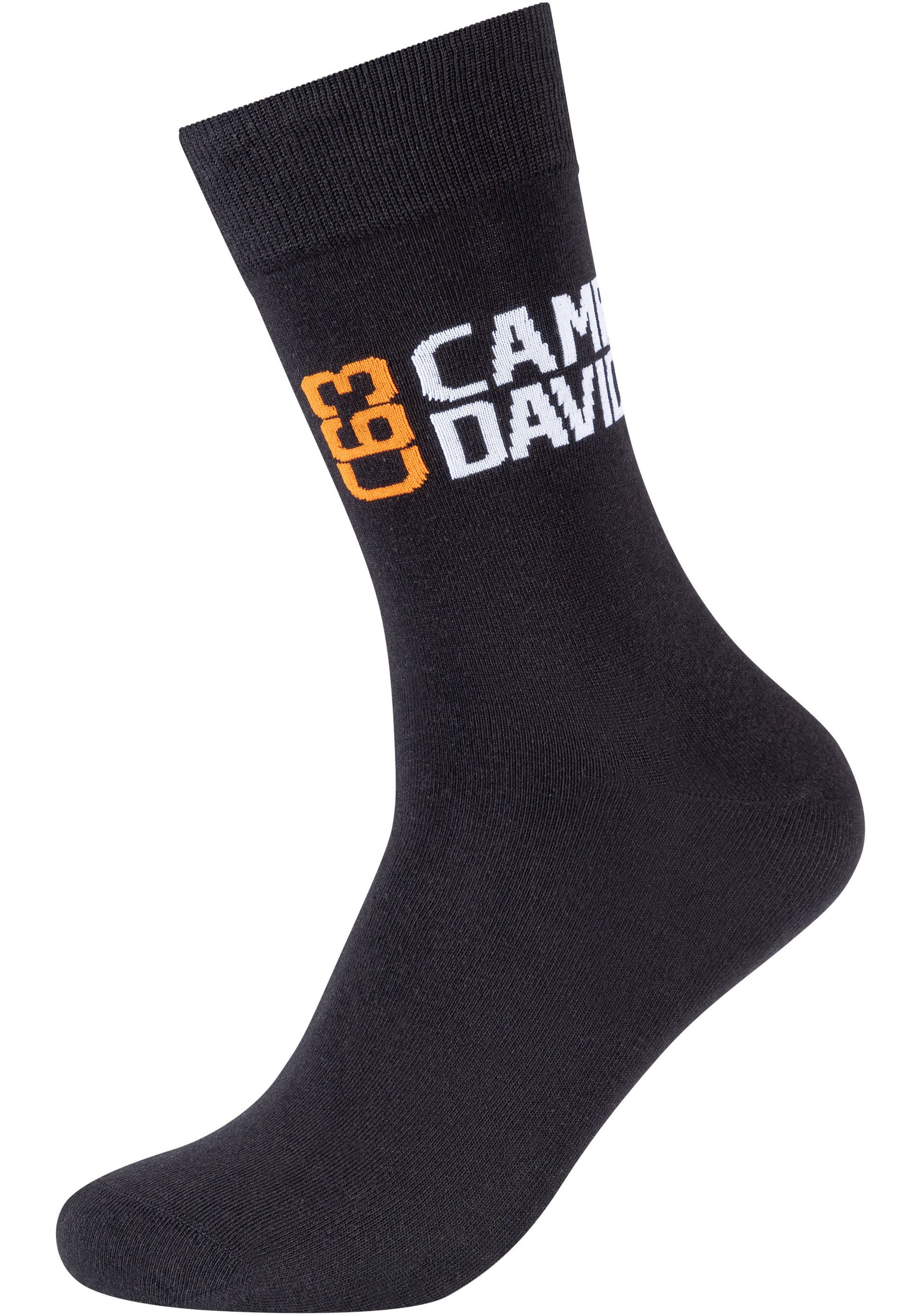 CAMP DAVID Socken »casual«, (4 Paar), mit Markenlogo