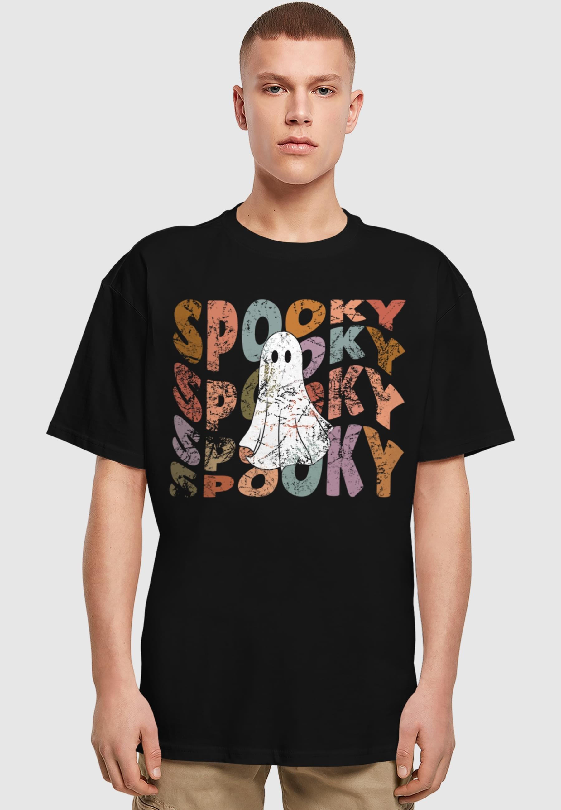 Merchcode T-Shirt »Merchcode Halloween - Spooky Ghost Tee« 1 Stk. tlg.
