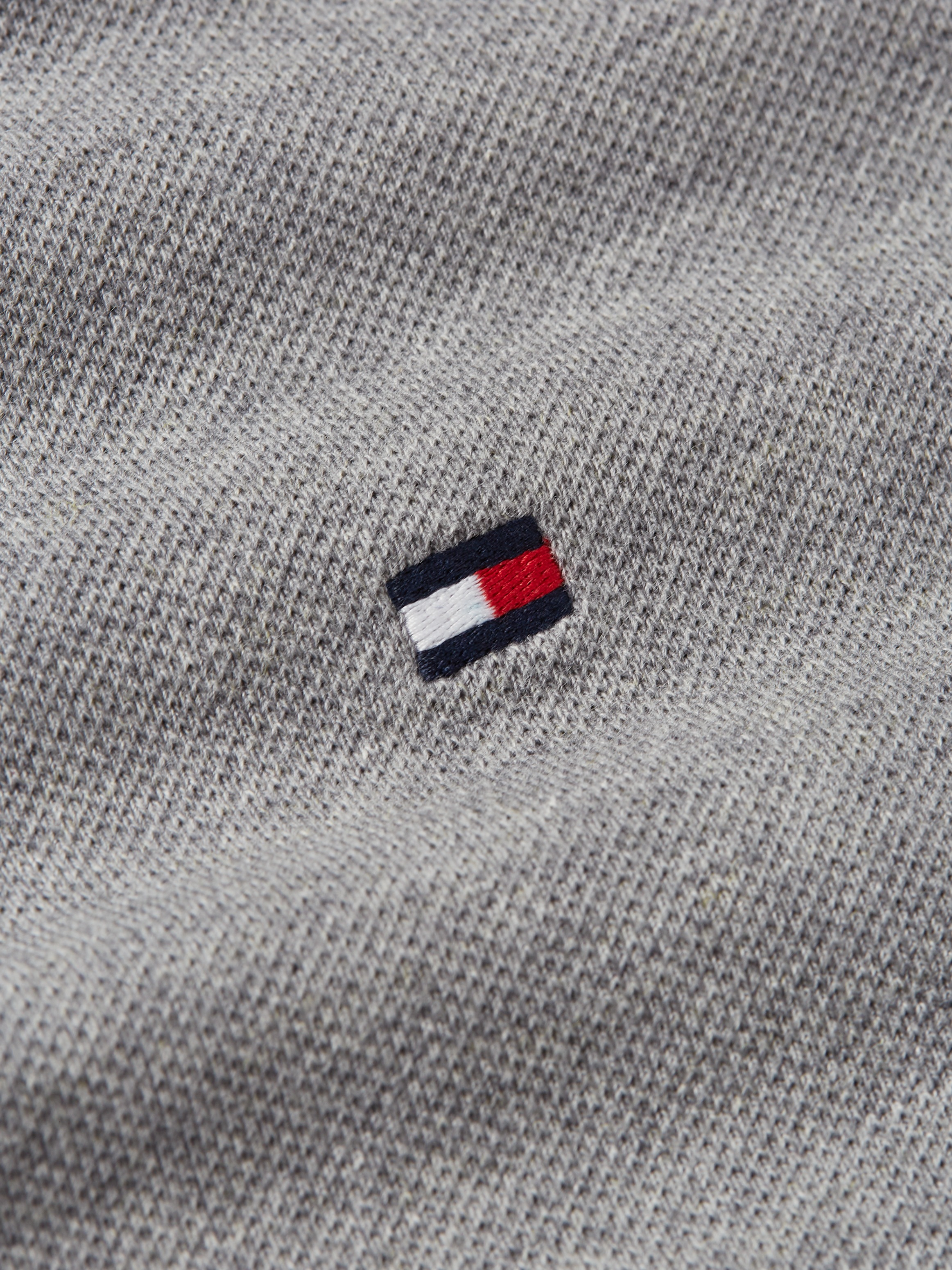 Tommy Hilfiger Poloshirt »1985 REGULAR POLO mit Kontraststreifen und Knopfleiste«, unifarben, sportlich, regular fit, Baumwollmix, Polokragen