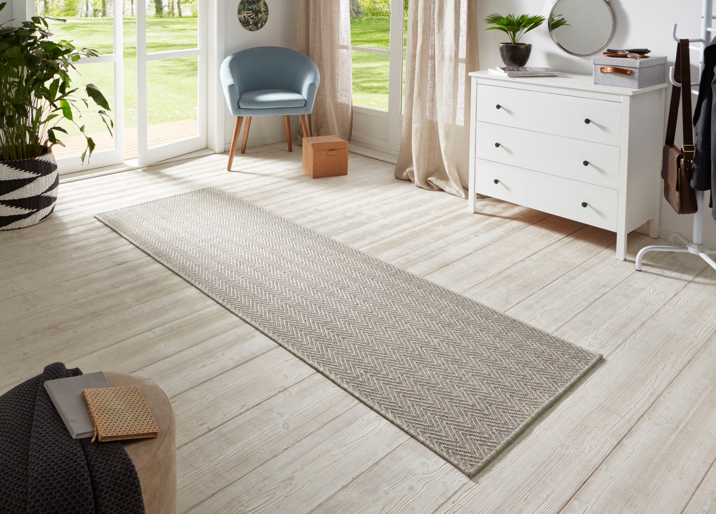 HANSE Home Läufer »Nature 500«, rechteckig, 5 mm Höhe, Flachgewebe, In- & O günstig online kaufen