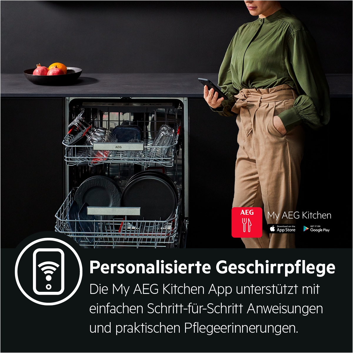AEG vollintegrierbarer Geschirrspüler 9000 »FSE9680AP«, 14 Maßgedecke, ComfortLift® revolutioniert das Geschirrspülen