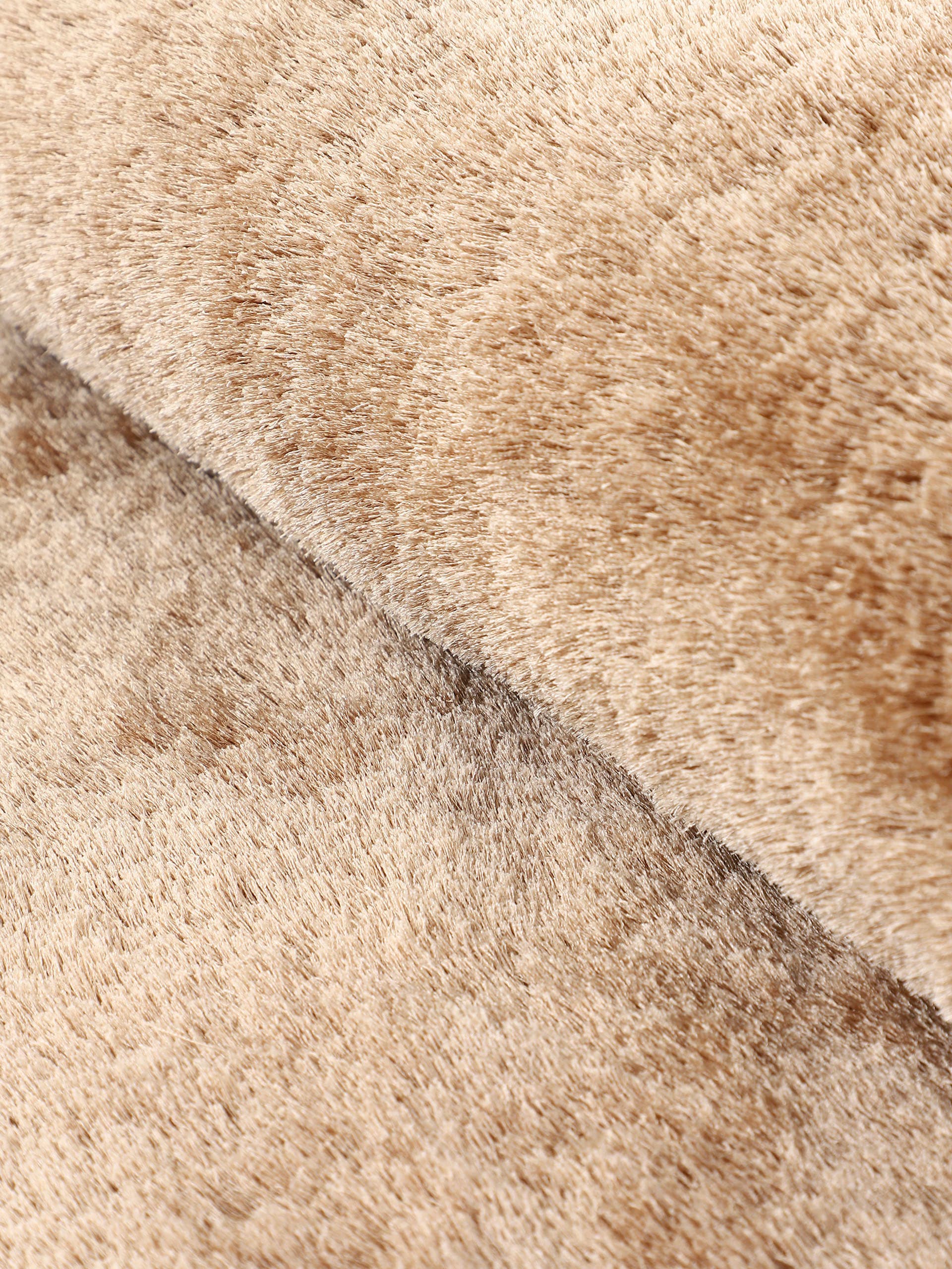 carpetfine Hochflor-Teppich »Breeze«, rund, 45 mm Höhe, besonders weich mit leichtem Glanz Garn, Wohnzimmer