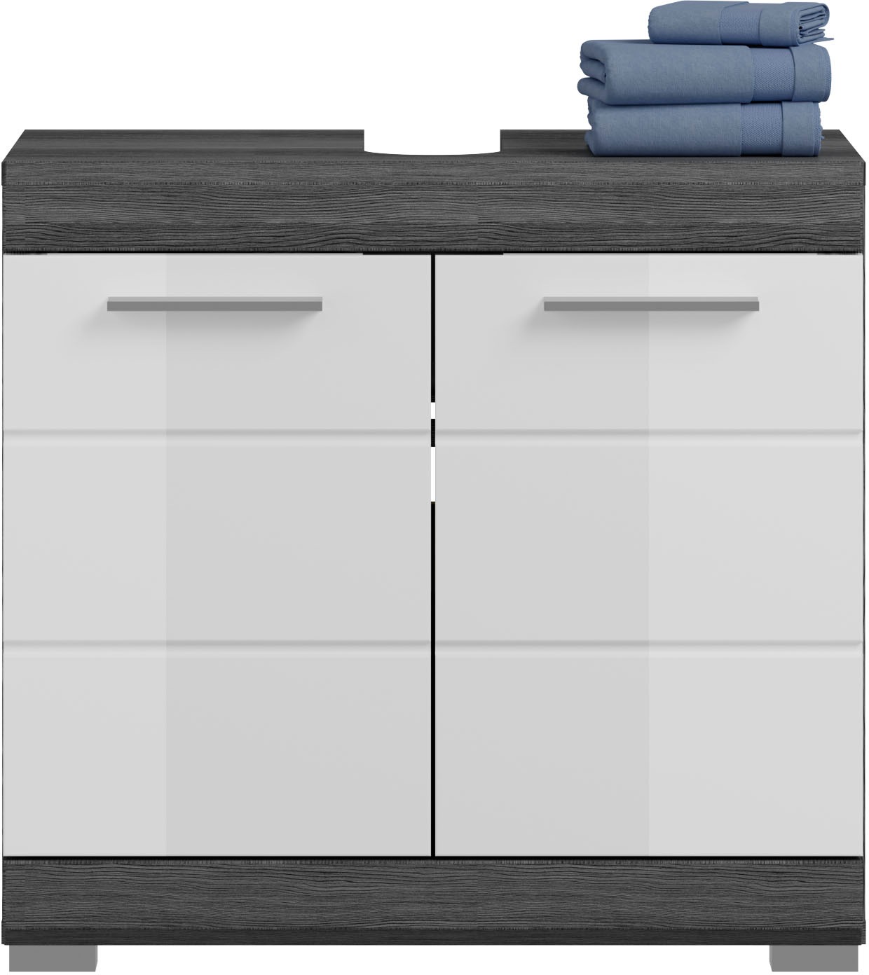 INOSIGN Badmöbel-Set »Siena, 5 teilig, inklusive LED Beleuchtung, bestehend aus:«, (Set, 5 St.), Hochschrank, WBU, Spiegelschrank, Unterschrank, Hängeschrank
