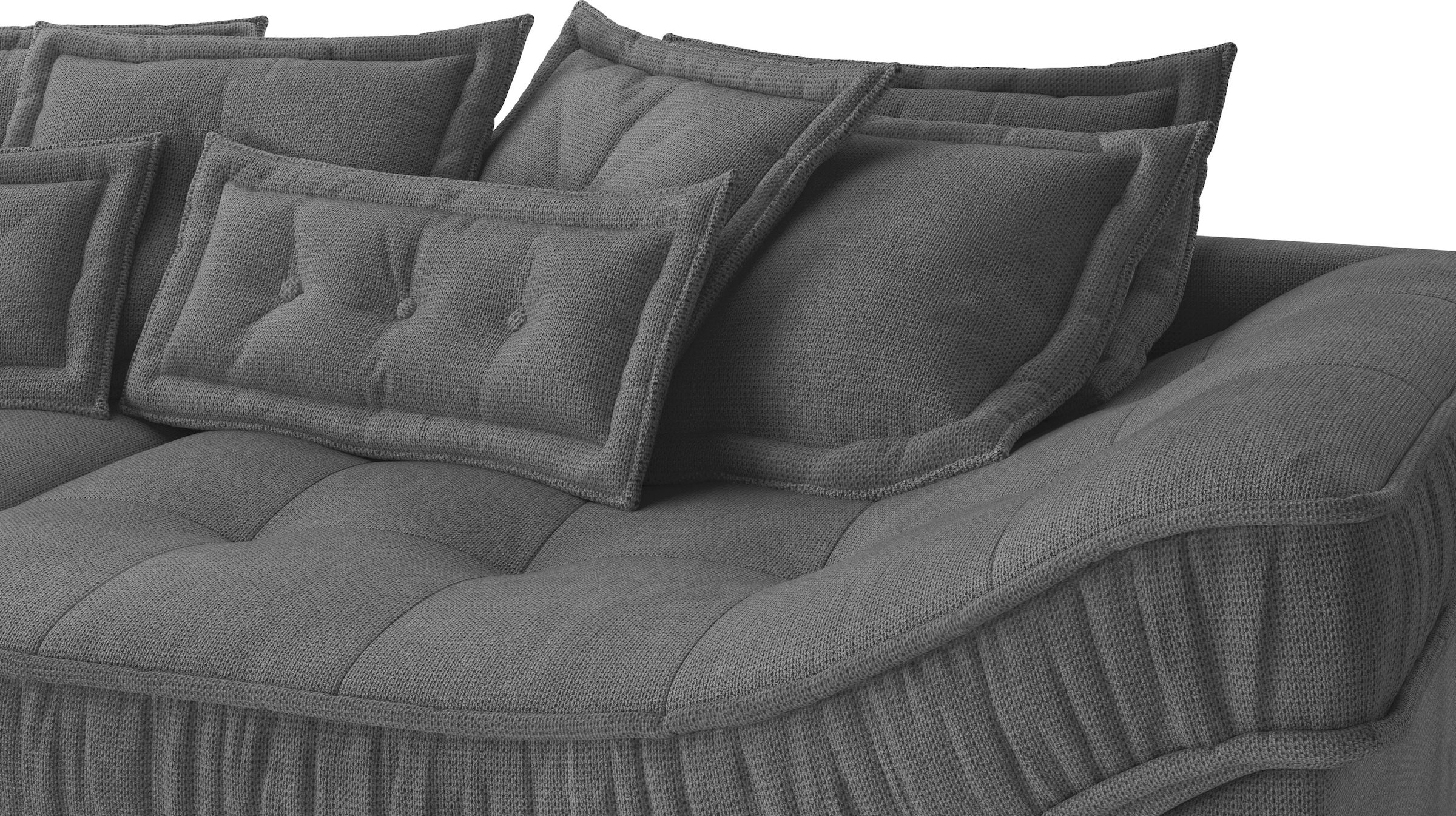 Mr. Couch Ecksofa »Diwan II, L-Form«, Wahlweise mit Kaltschaumpolsterung bis 140 kg belastbar