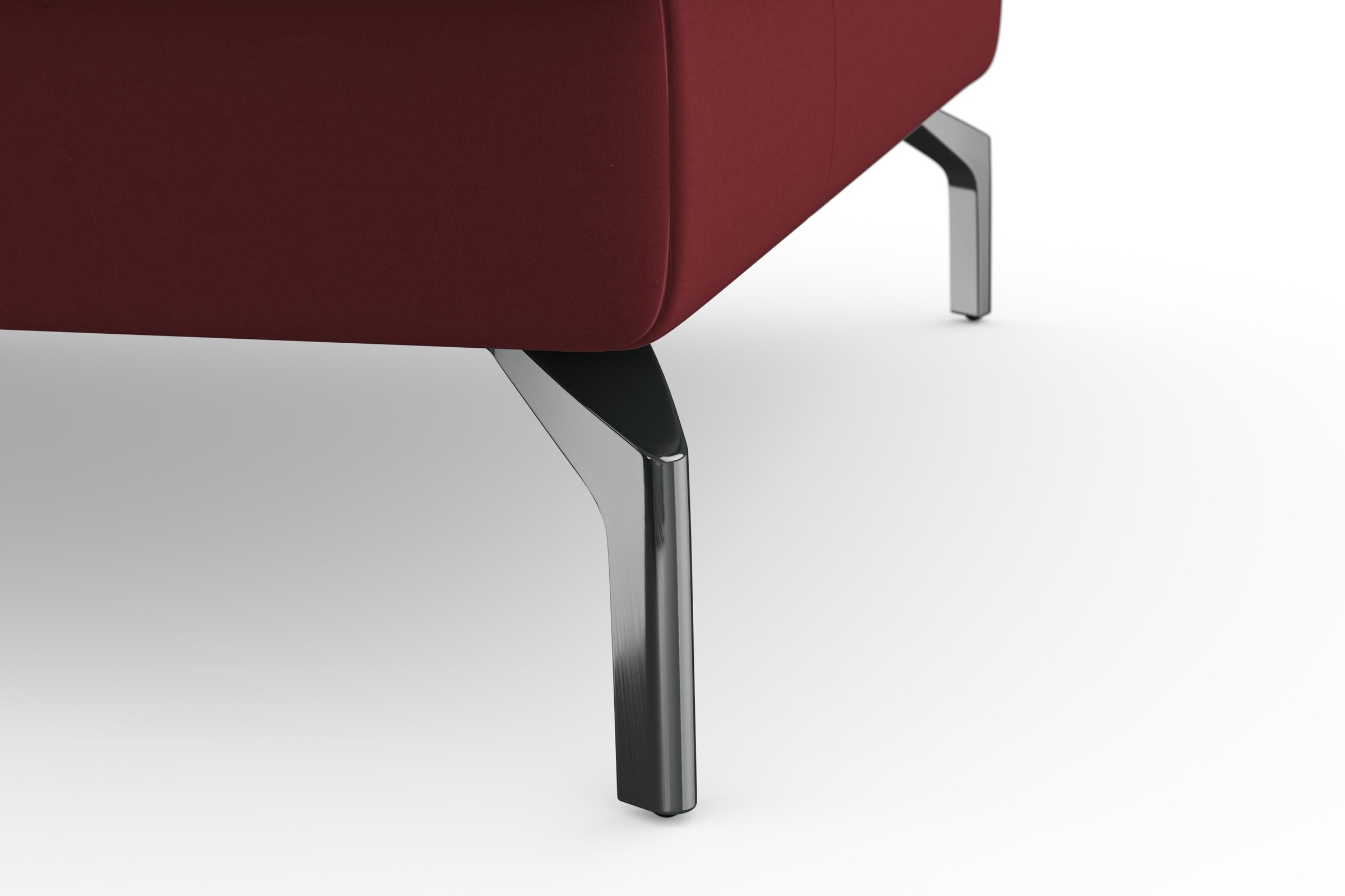 sit&more Wohnlandschaft »Bendigo U-Form«, inklusive Sitztiefenverstellung, Bodenfreiheit 15 cm, in 2 Fußfarben