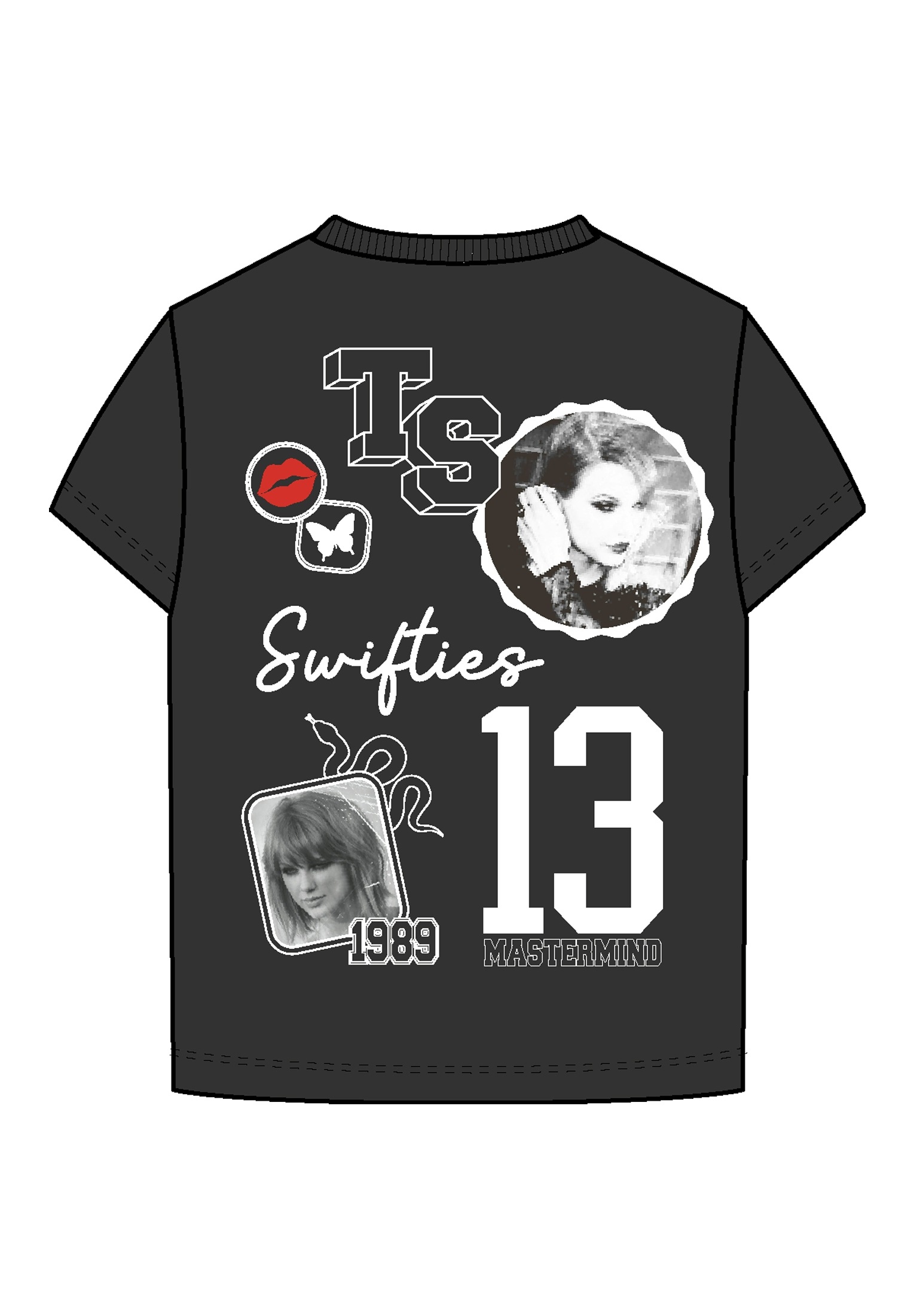 Name It T-Shirt »NKFFEYRE TSWIFT SS NREG TOP SKY«, CELEBRITY ICONS mit Taylor Swift Druck