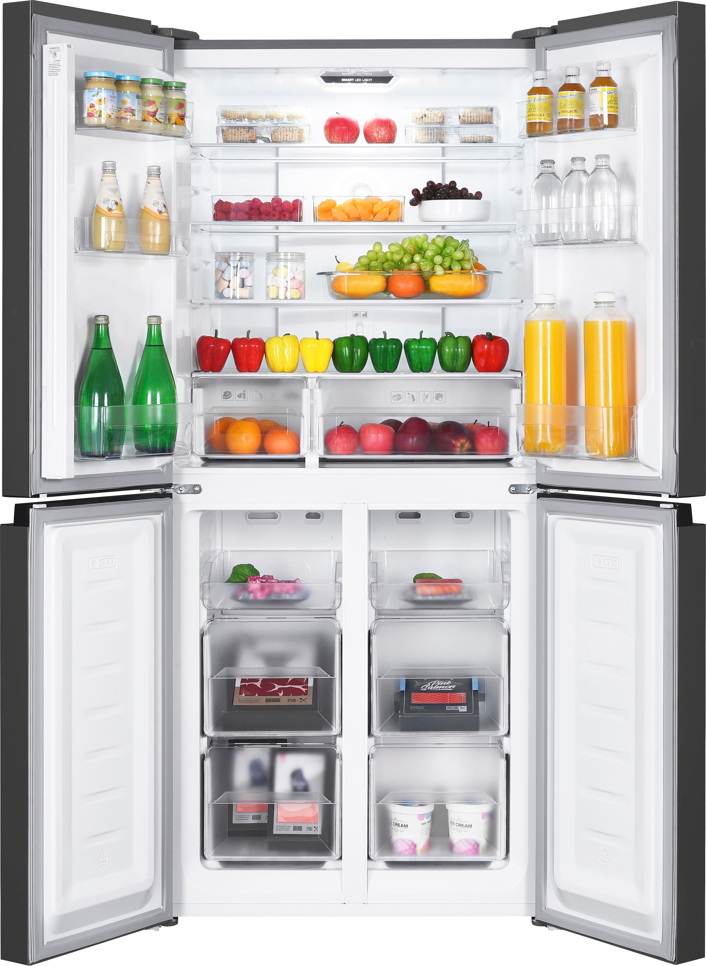 Hanseatic Multi Door »HCDC18080CI«, NoFrost, Display, Türalarm