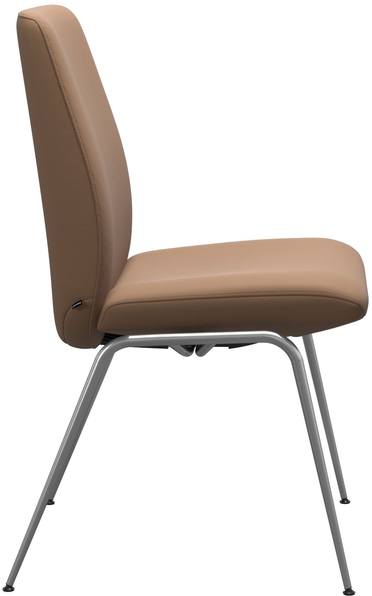 Stressless® Polsterstuhl »Laurel«, Leder BATICK, Low Back, Größe L, mit Beinen aus Stahl in Chrom glänzend