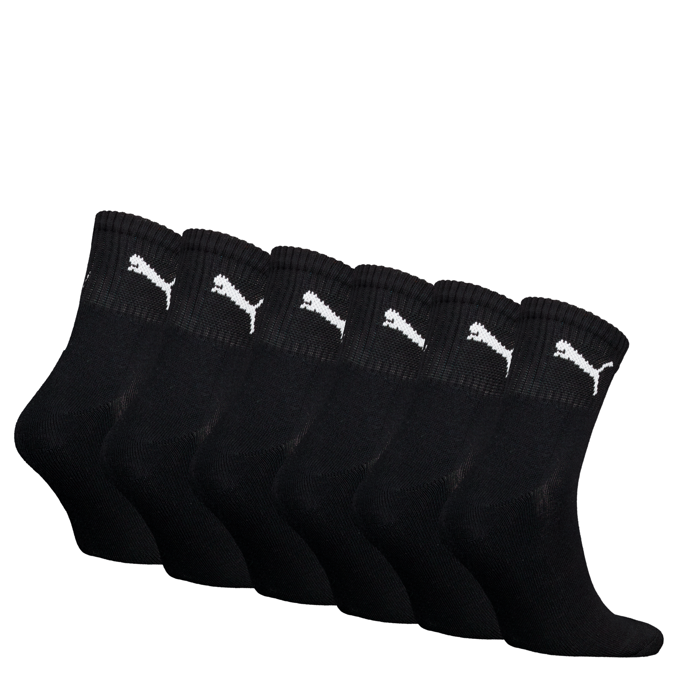 PUMA Socken »PUMA SHORT CREW 6P UNISEX ECOM« 6 Paar,  Gepolsterte Sohle für Stoßdämpfung und zusätzlichen Komfort