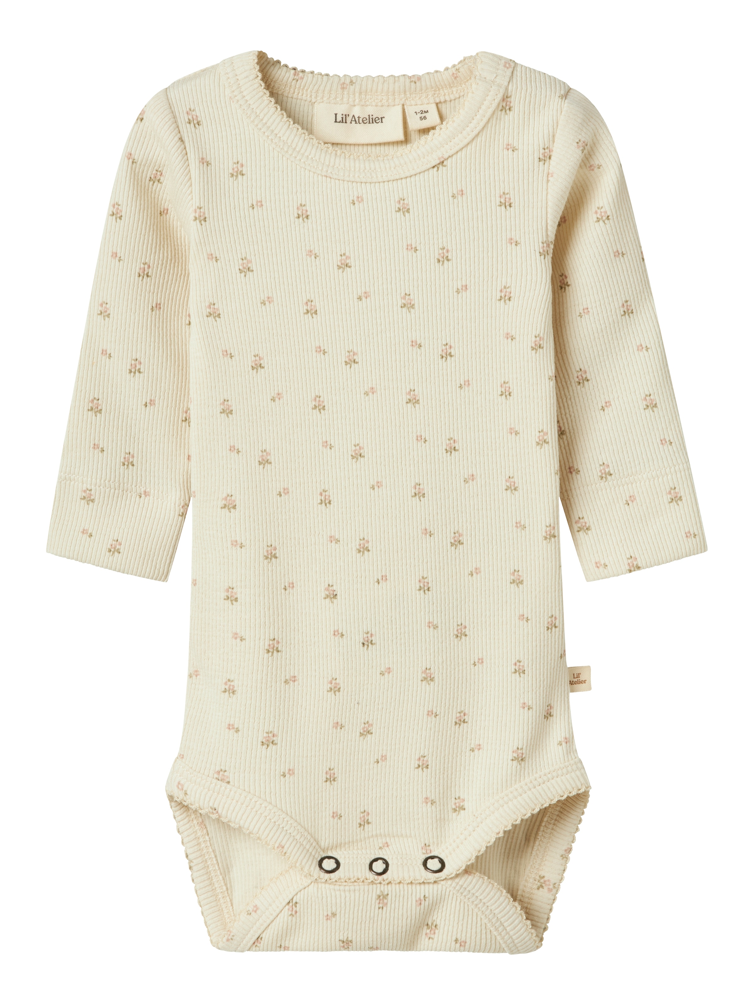 Lil' Atelier Langarmbody »NBFGAGO LS SLIM BODY LIL NOOS« Baumwollmischung