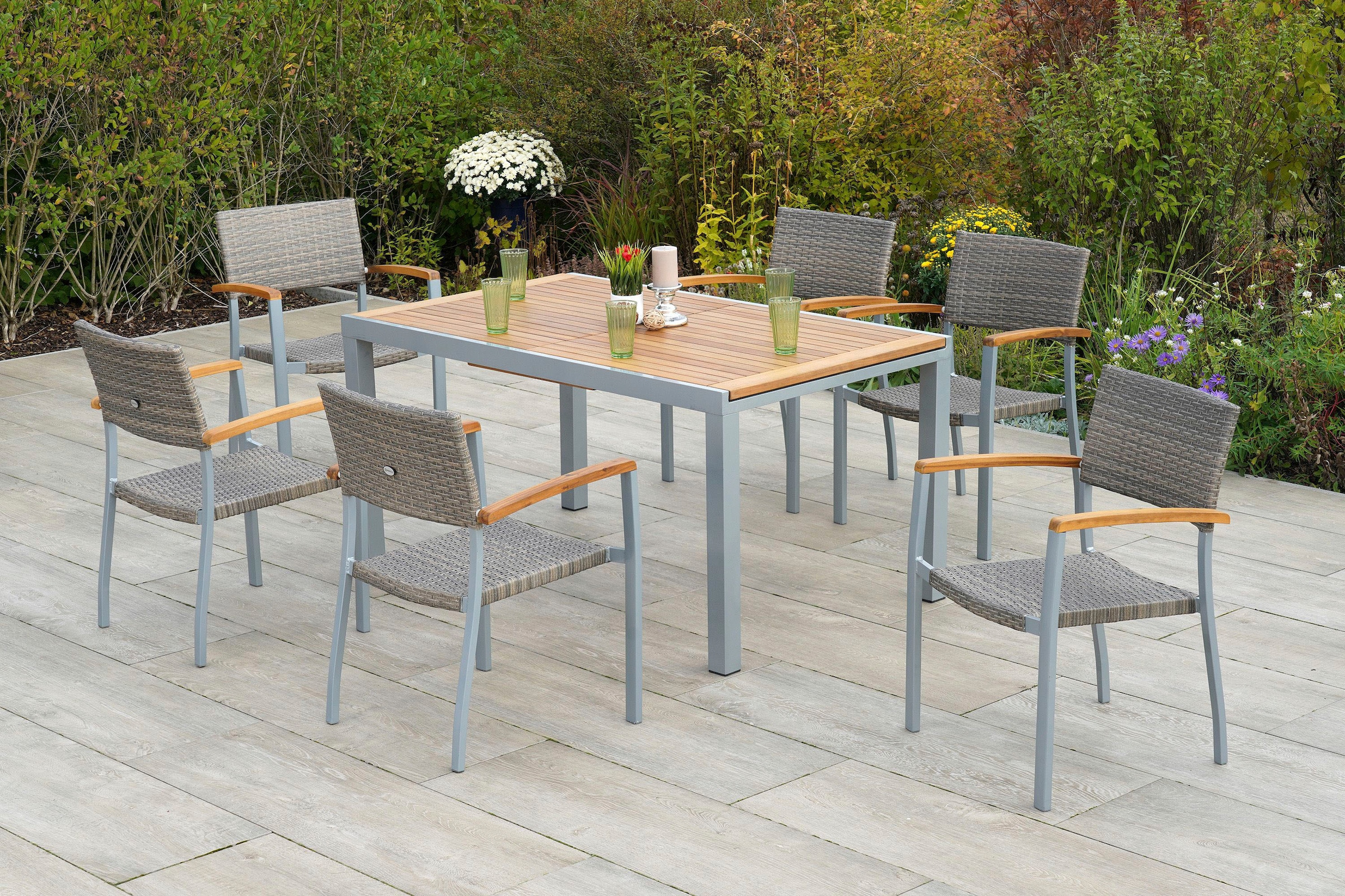 MERXX Garten-Essgruppe »Silano«, (7 tlg.)