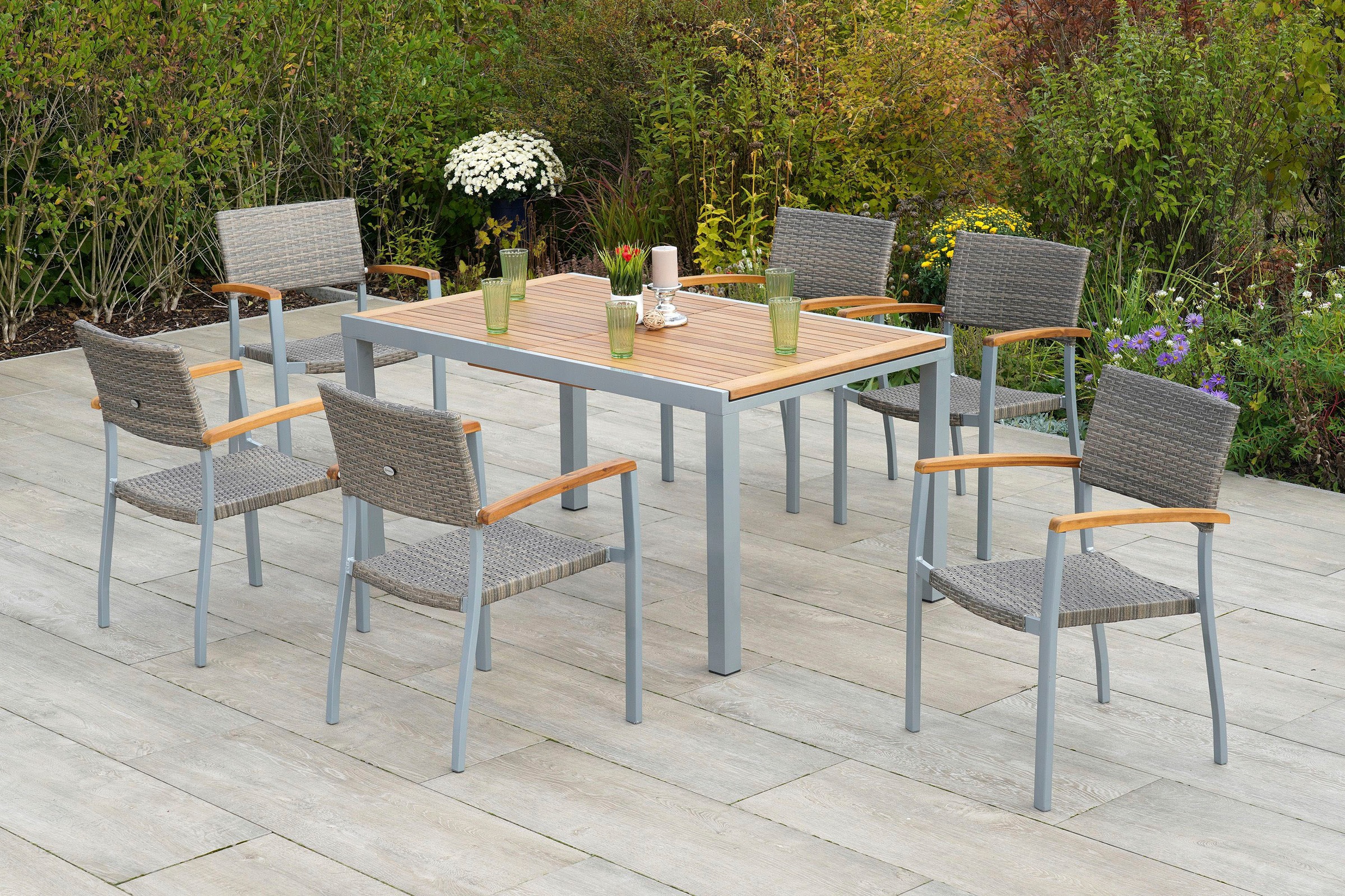 MERXX Garten-Essgruppe »Silano« 7 Stk. tlg. günstig online kaufen
