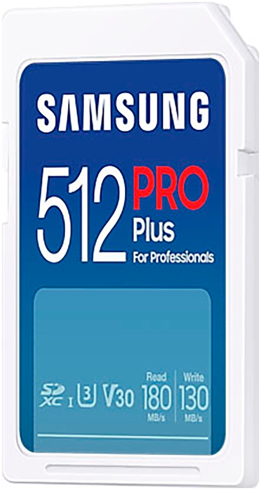 Samsung Speicherkarte »PRO Plus SD (2023) + USB-Kartenleser«, (Video Speed Class 30 (V30)/UHS Speed Class 3 (U3) 180 MB/s Lesegeschwindigkeit)