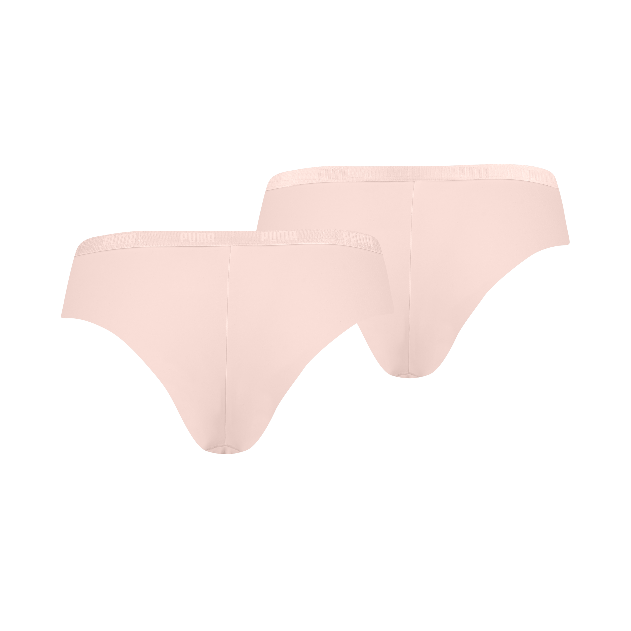 PUMA Brasilslip »PUMA WOMEN MICROFIBER BRAZILIAN 2P HANG«, (2er Pack), Mit elastischem Soft-Touch-Logobund