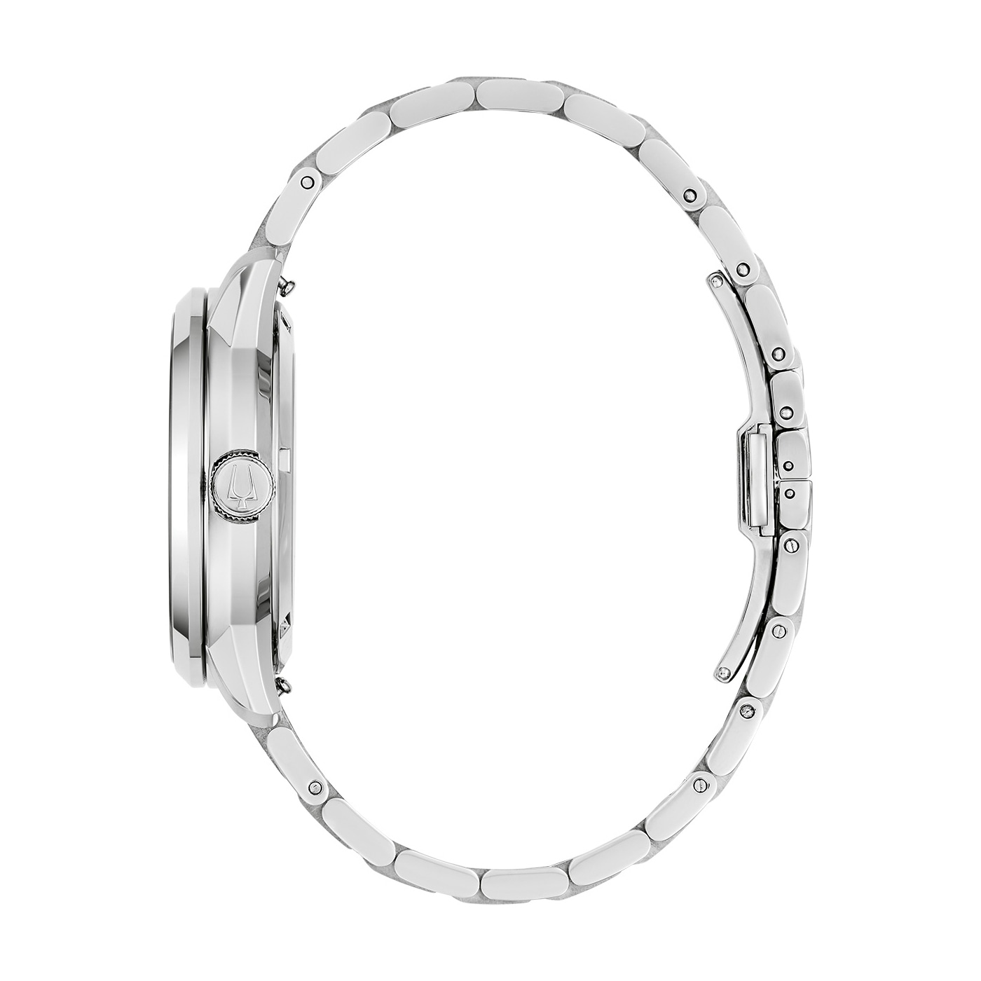 Bulova Automatikuhr »Sutton« Armbanduhr, Herrenuhr, Mechanische Uhr, Edelstahlarmband, analog