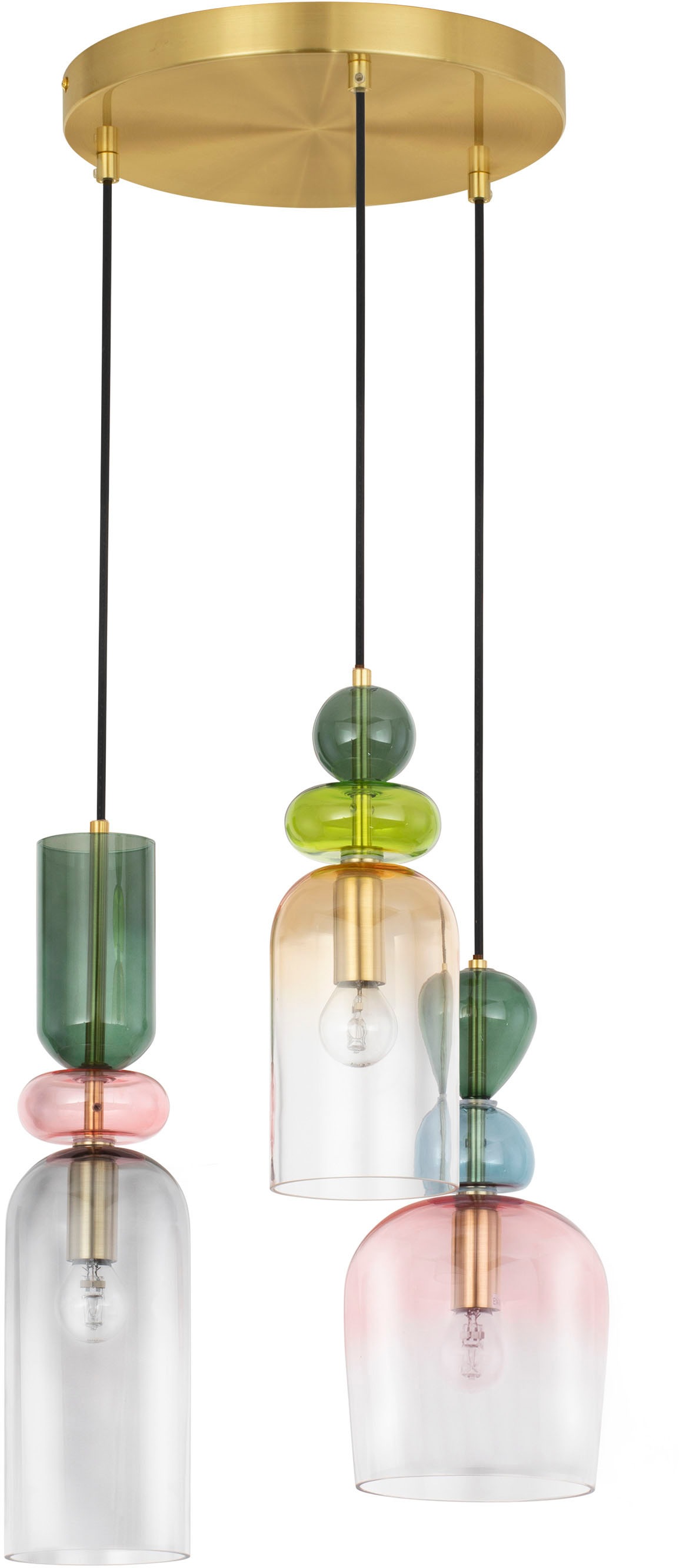 Nova Luce Hängeleuchten »MURANO« E14 1 Stk. Ohne Beleuchtung günstig online kaufen
