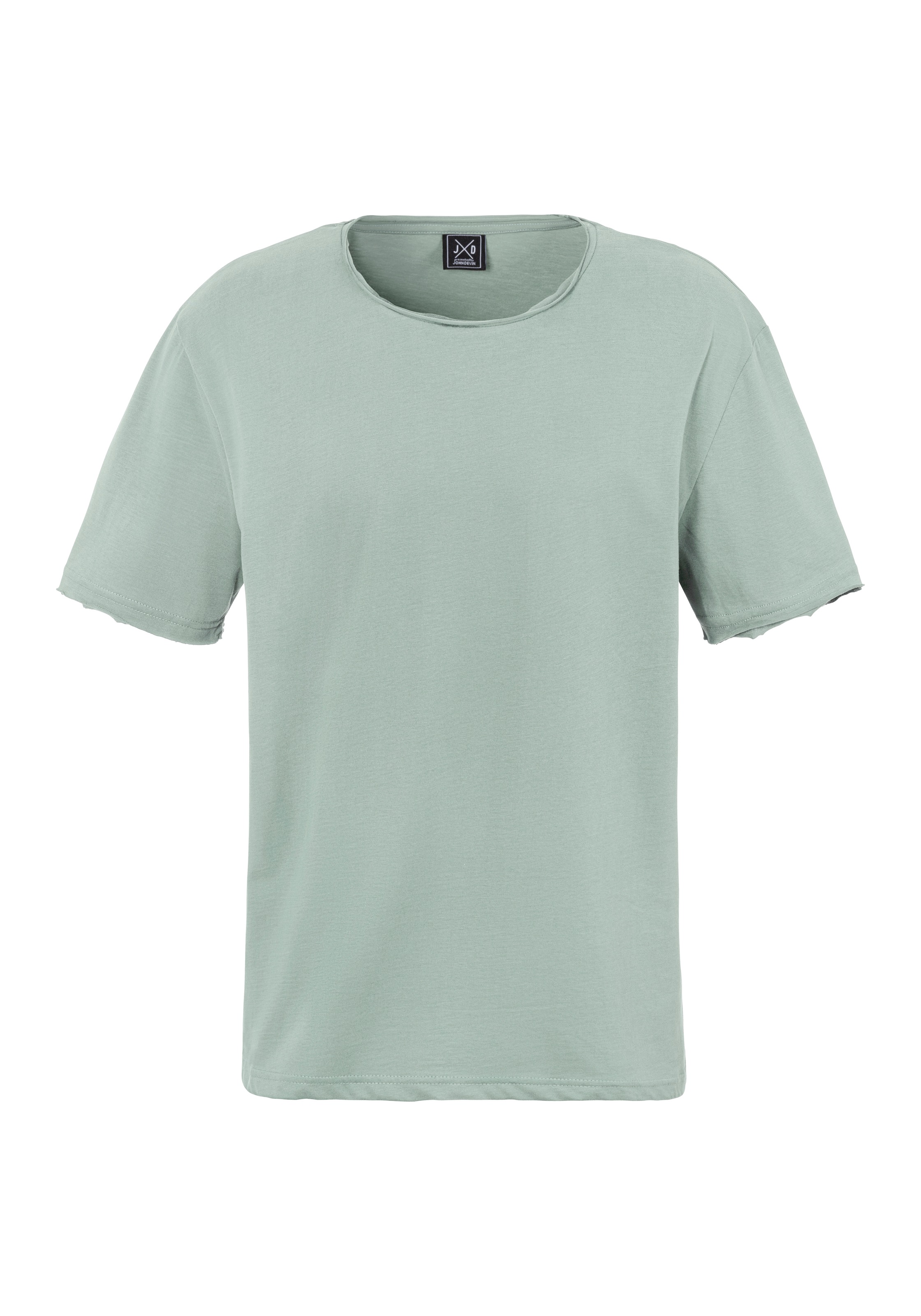 John Devin T-Shirt, (Packung, 2), Relaxed Fit, Kurzarm, Freizeitshirt mit Rundhals aus reiner Baumwolle