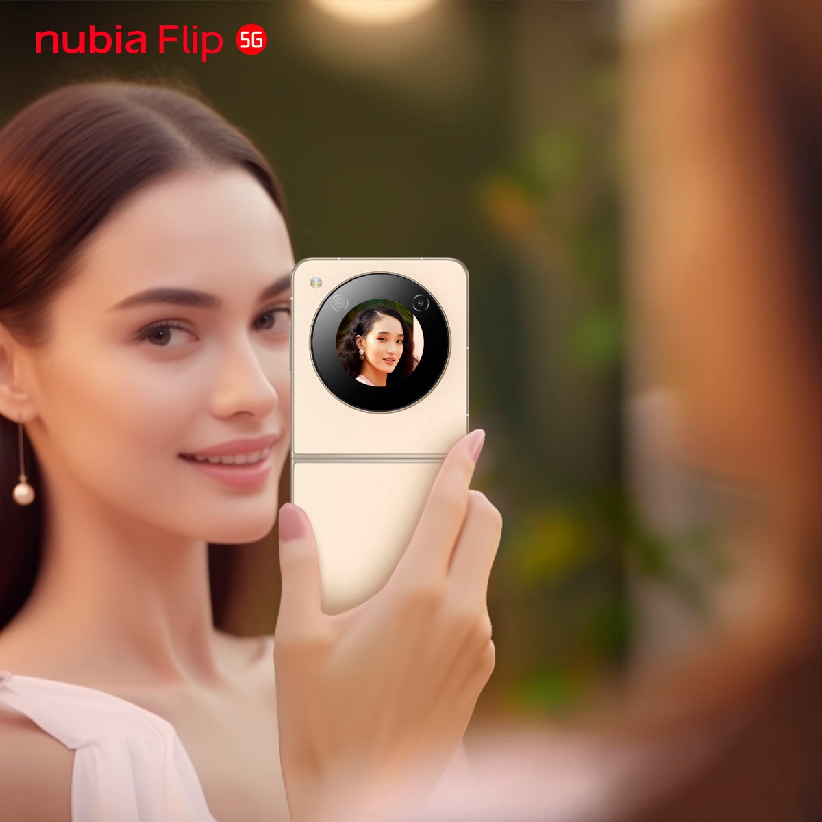 Nubia Smartphone »nubia Flip 5G«, gold