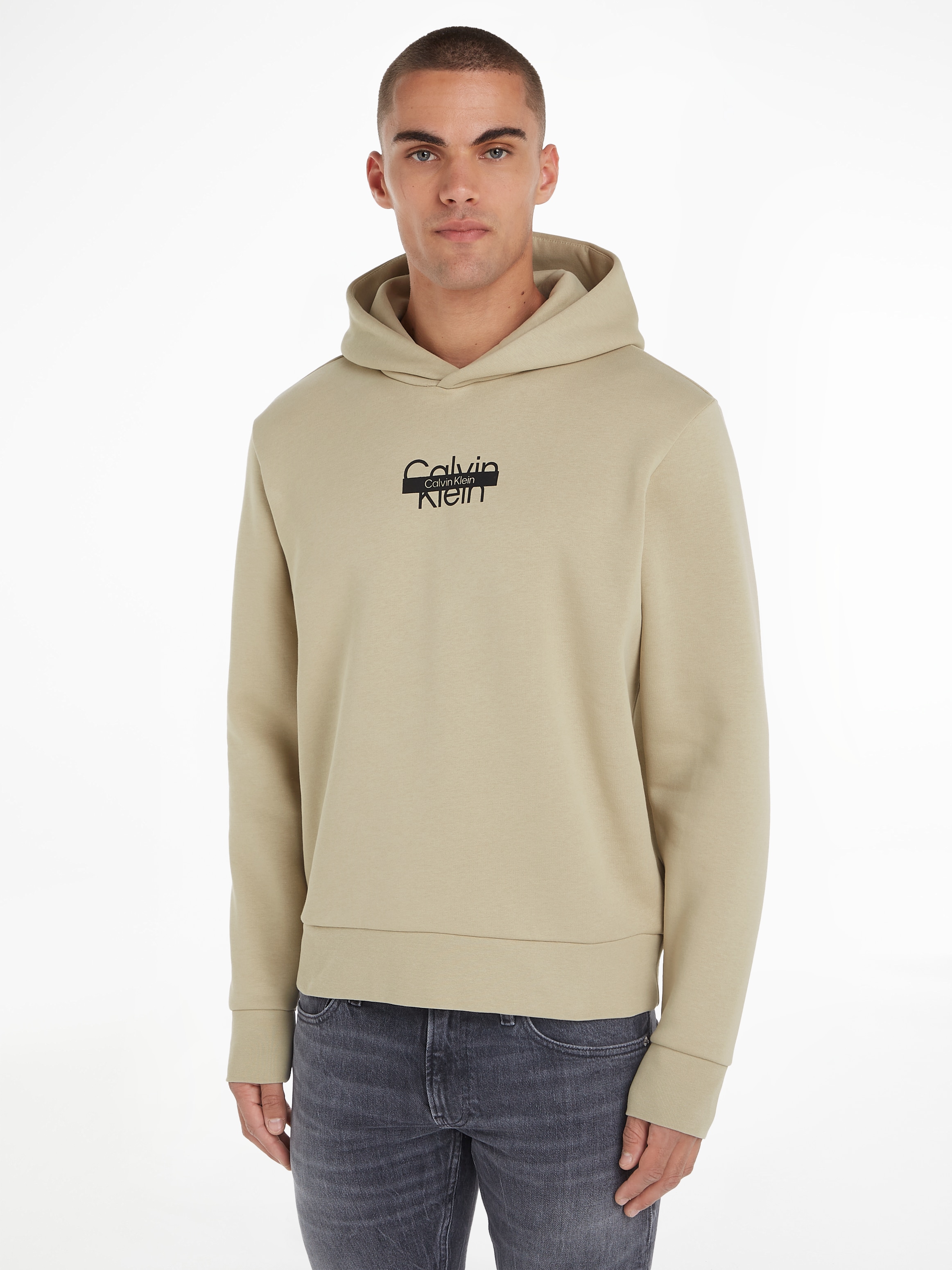 Calvin Klein Kapuzensweatshirt »CUT THROUGH LOGO HOODIE«