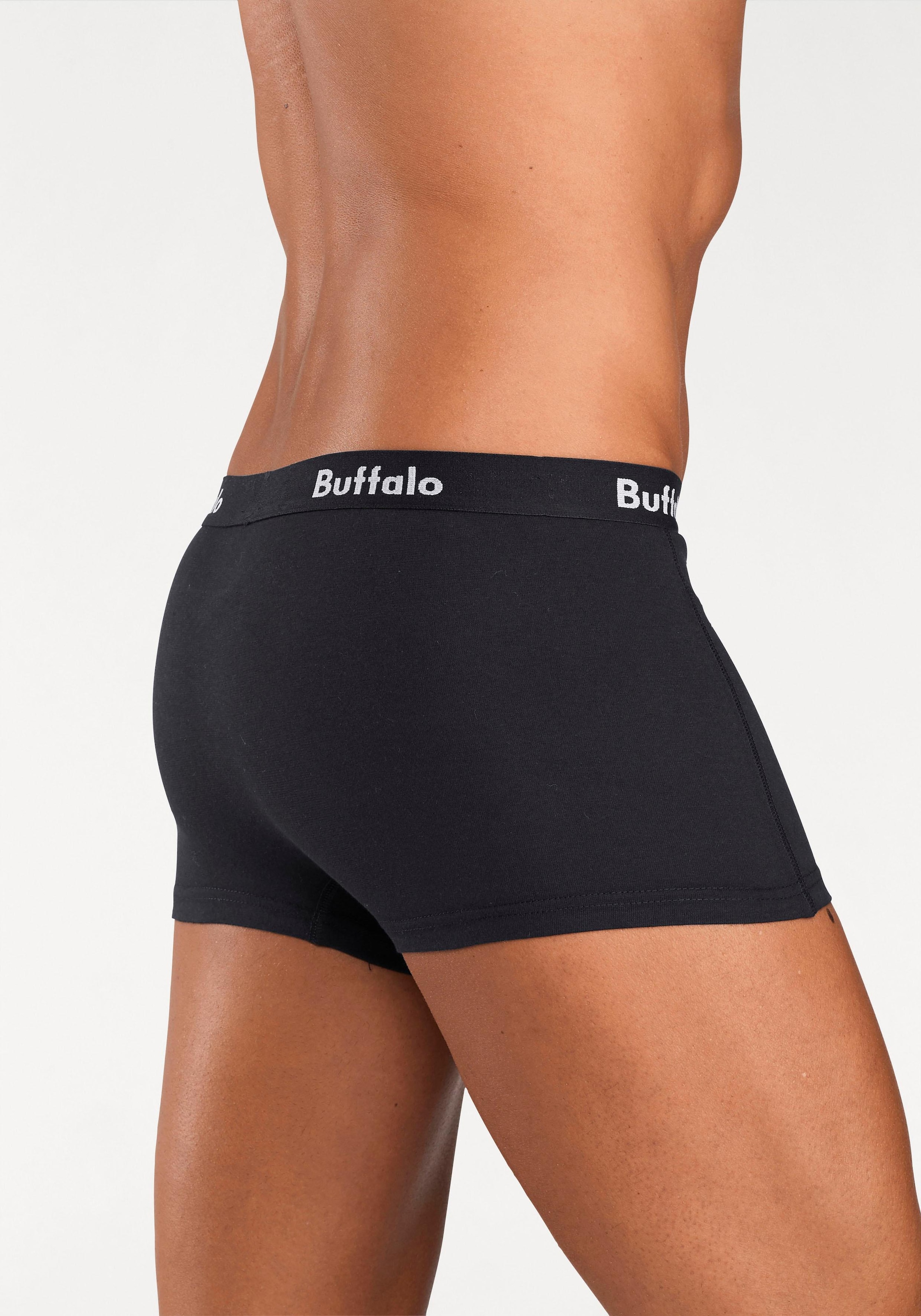 Buffalo Hipster, (Packung, 3 St., 3er-Pack), mit Overlock-Nähten vorn